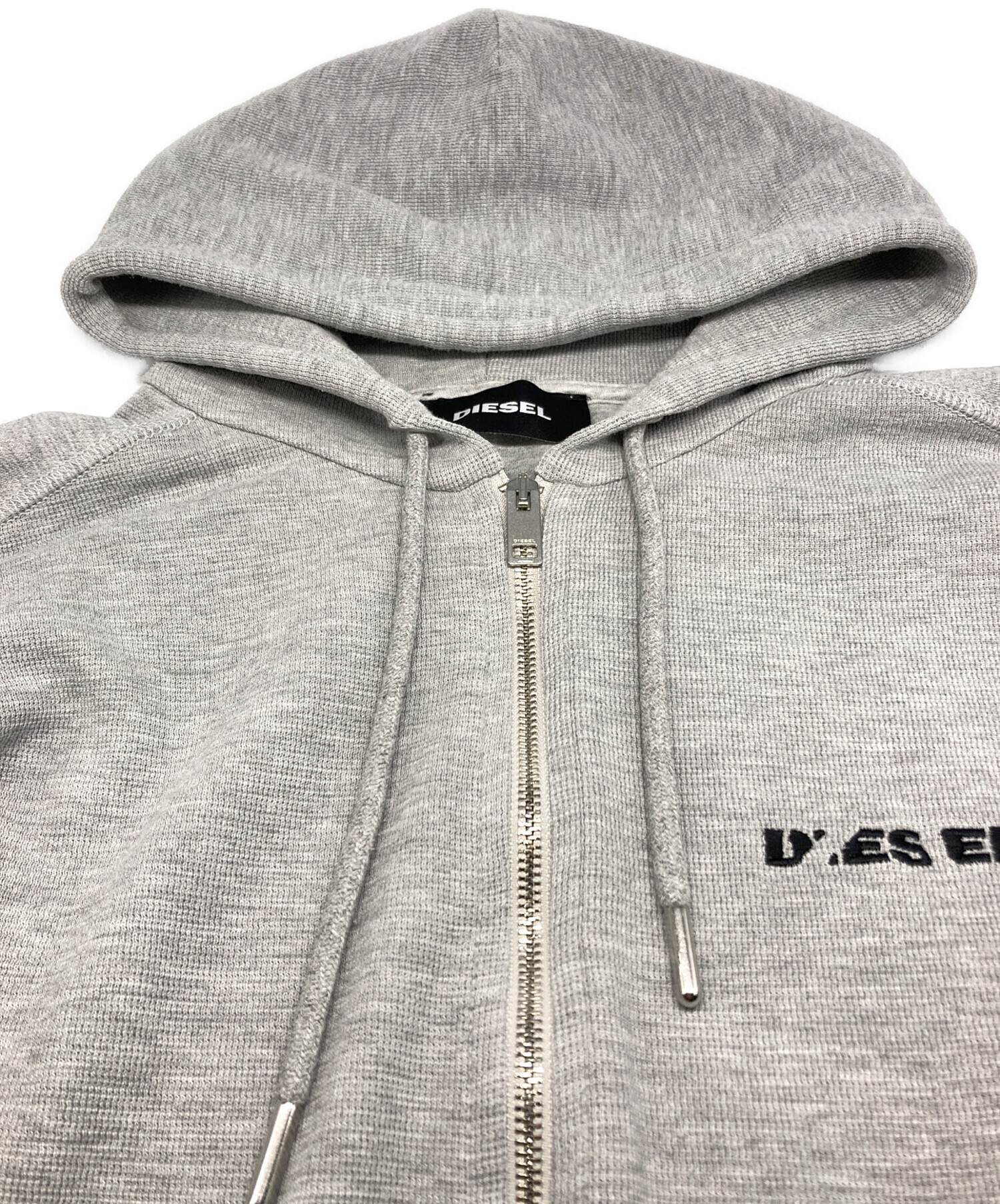 中古・古着通販】DIESEL (ディーゼル) ジップパーカー グレー サイズ:M