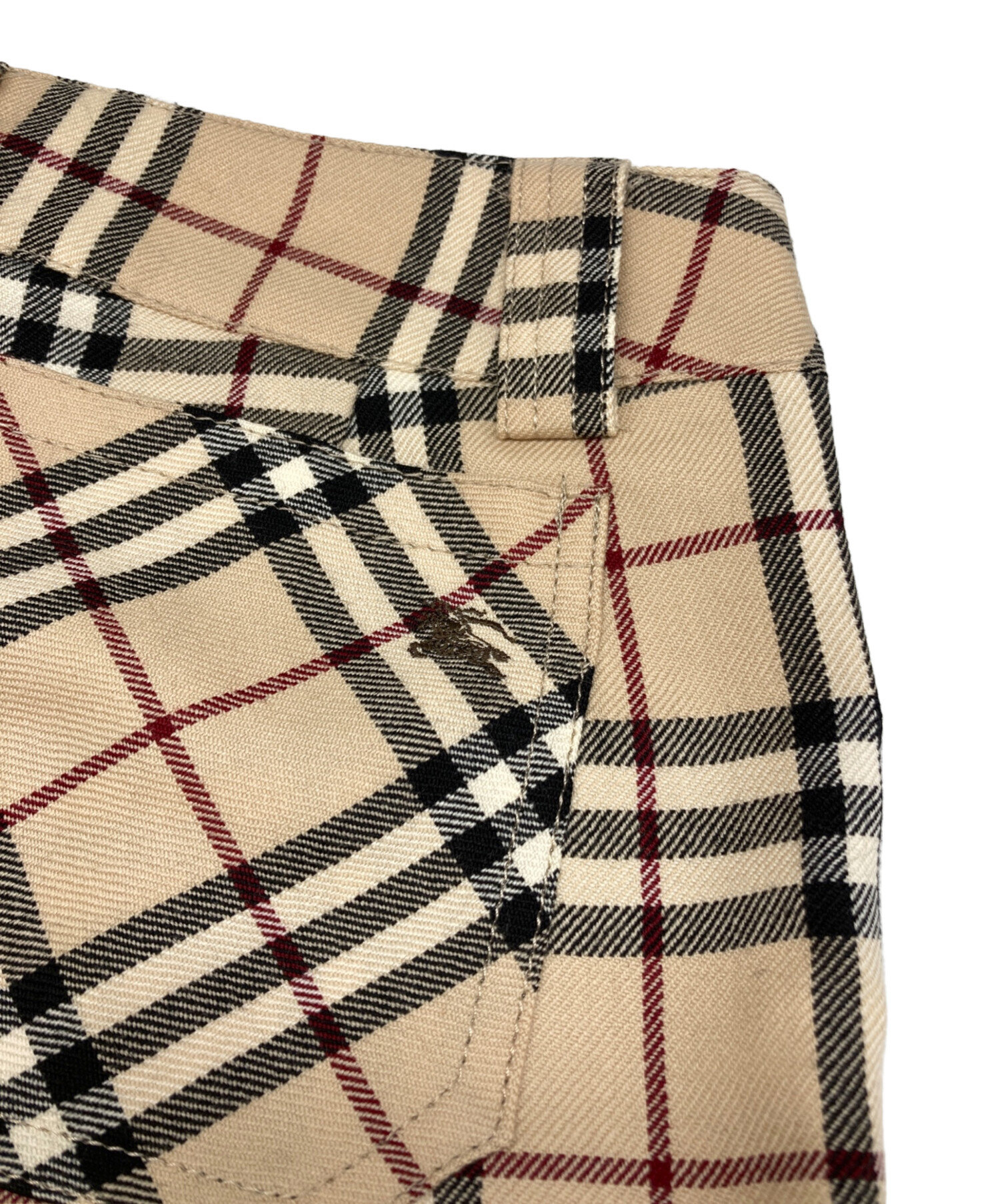 BURBERRY BLUE LABEL フレアコート チェック柄 38サイズ BURBERRY BLUE LABEL フレアコート チェック柄 38サイズ