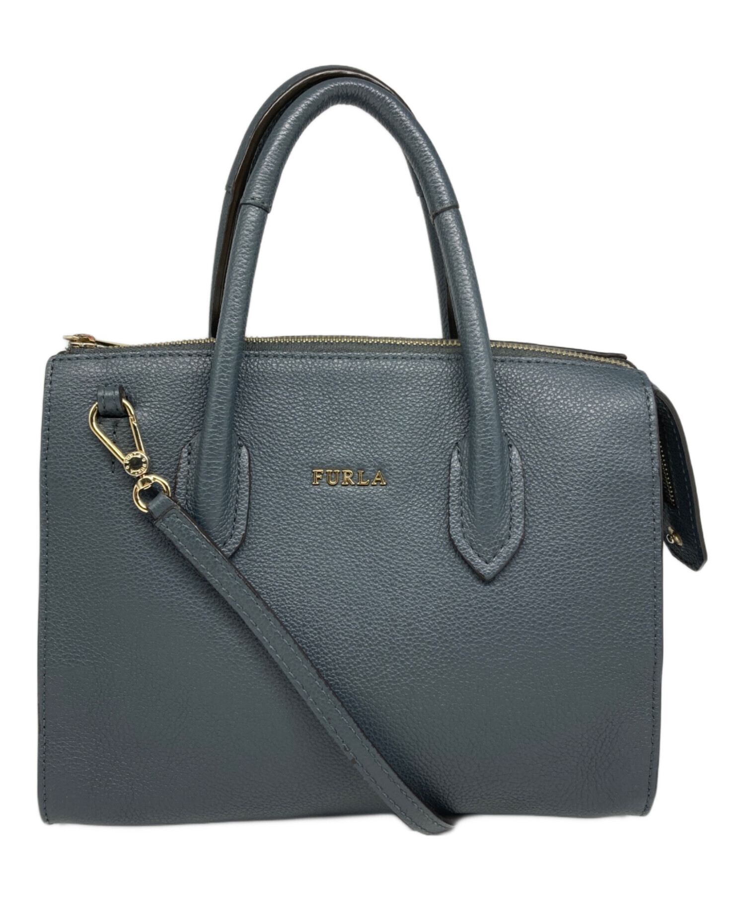 中古・古着通販】FURLA (フルラ) 2WAYバッグ グレー｜ブランド・古着 