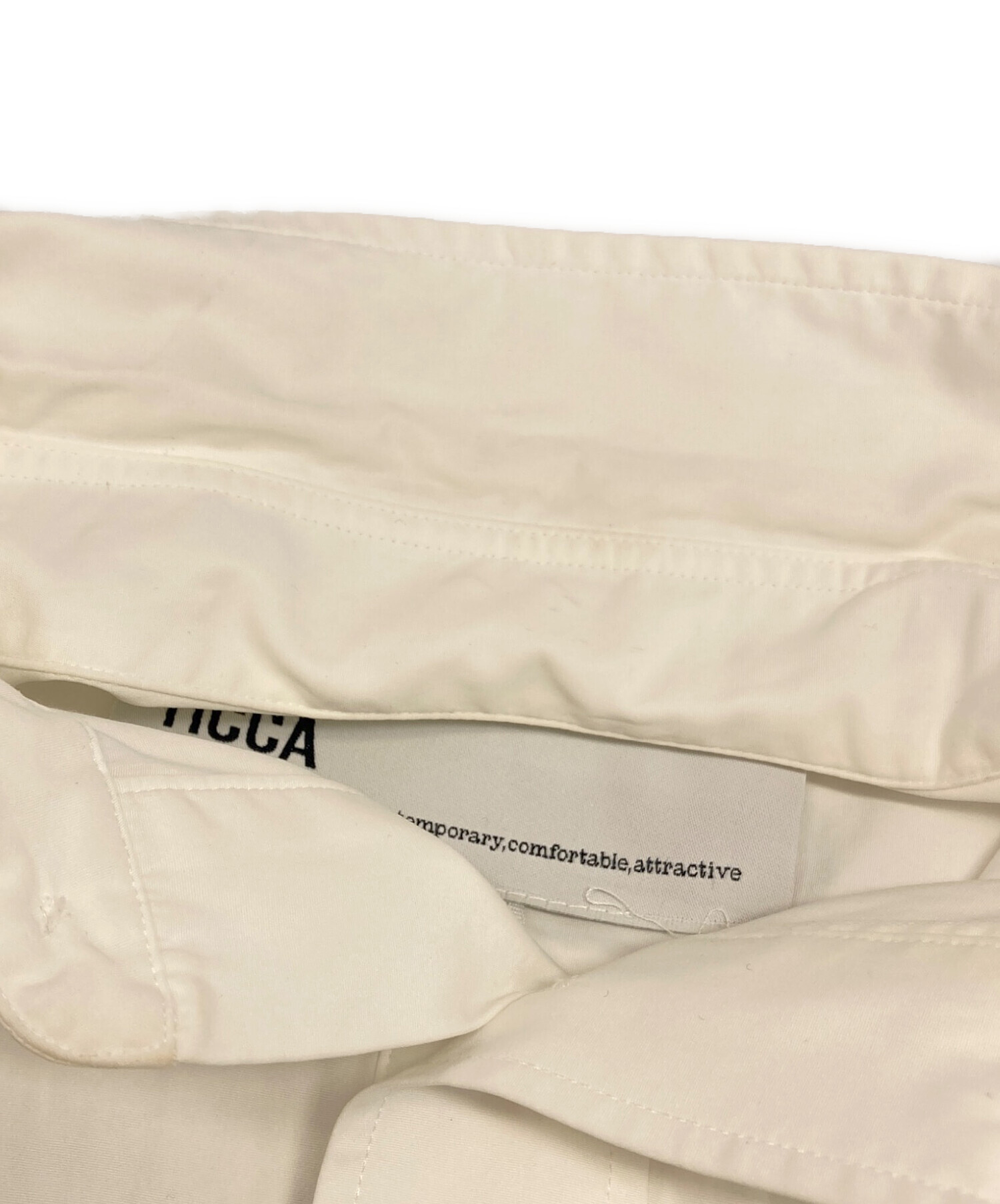中古・古着通販】ticca (ティッカ) 長袖シャツ ホワイト サイズ:F