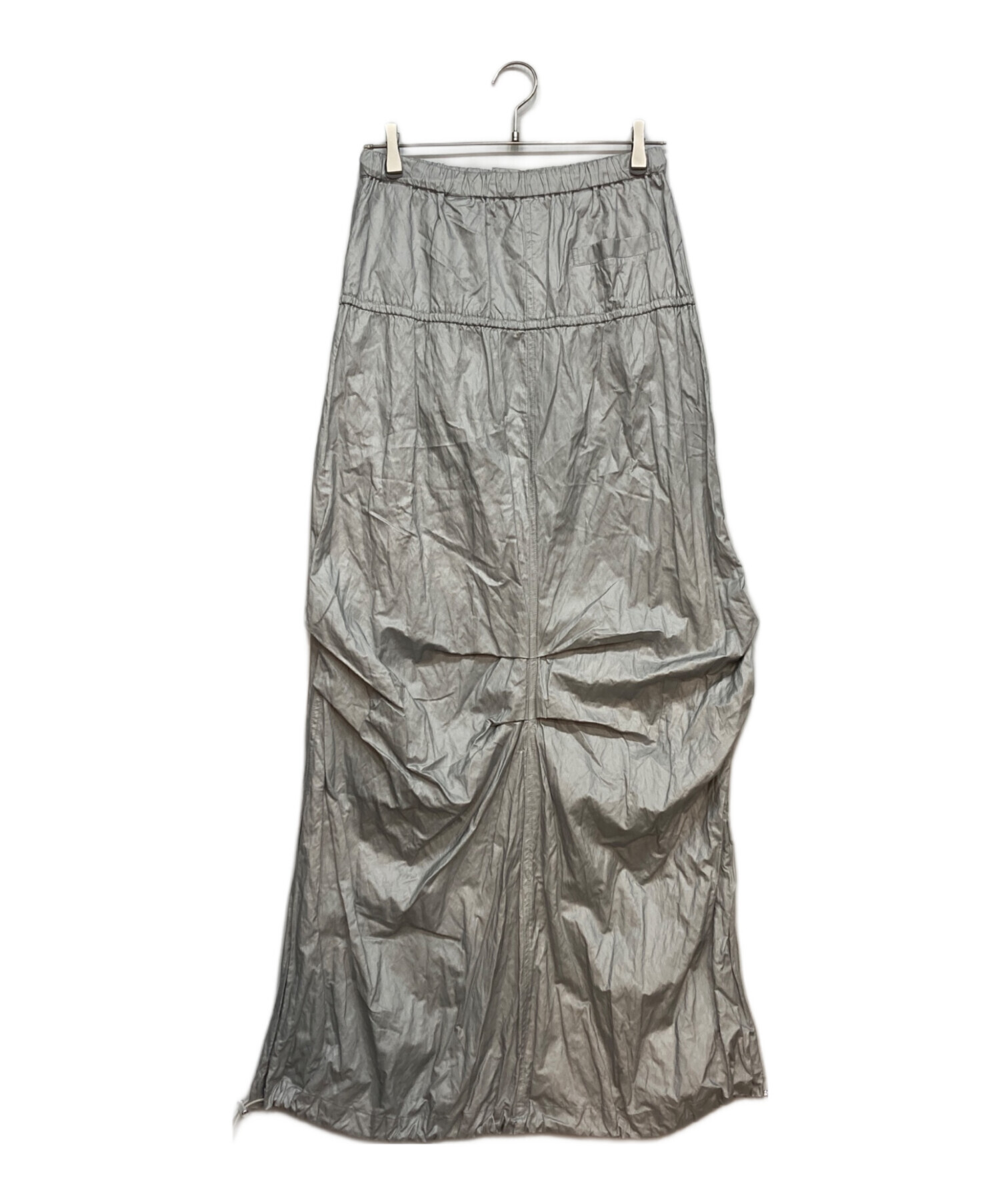 中古・古着通販】Ameri (アメリ) MANY WAY SUSPENDER SKIRT グレー 