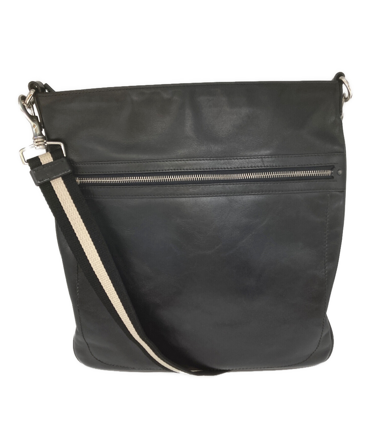 中古・古着通販】BALLY (バリー) ショルダーバッグ ブラック 中古・古着通販】BALLY (バリー) ショルダーバッグ ブラック