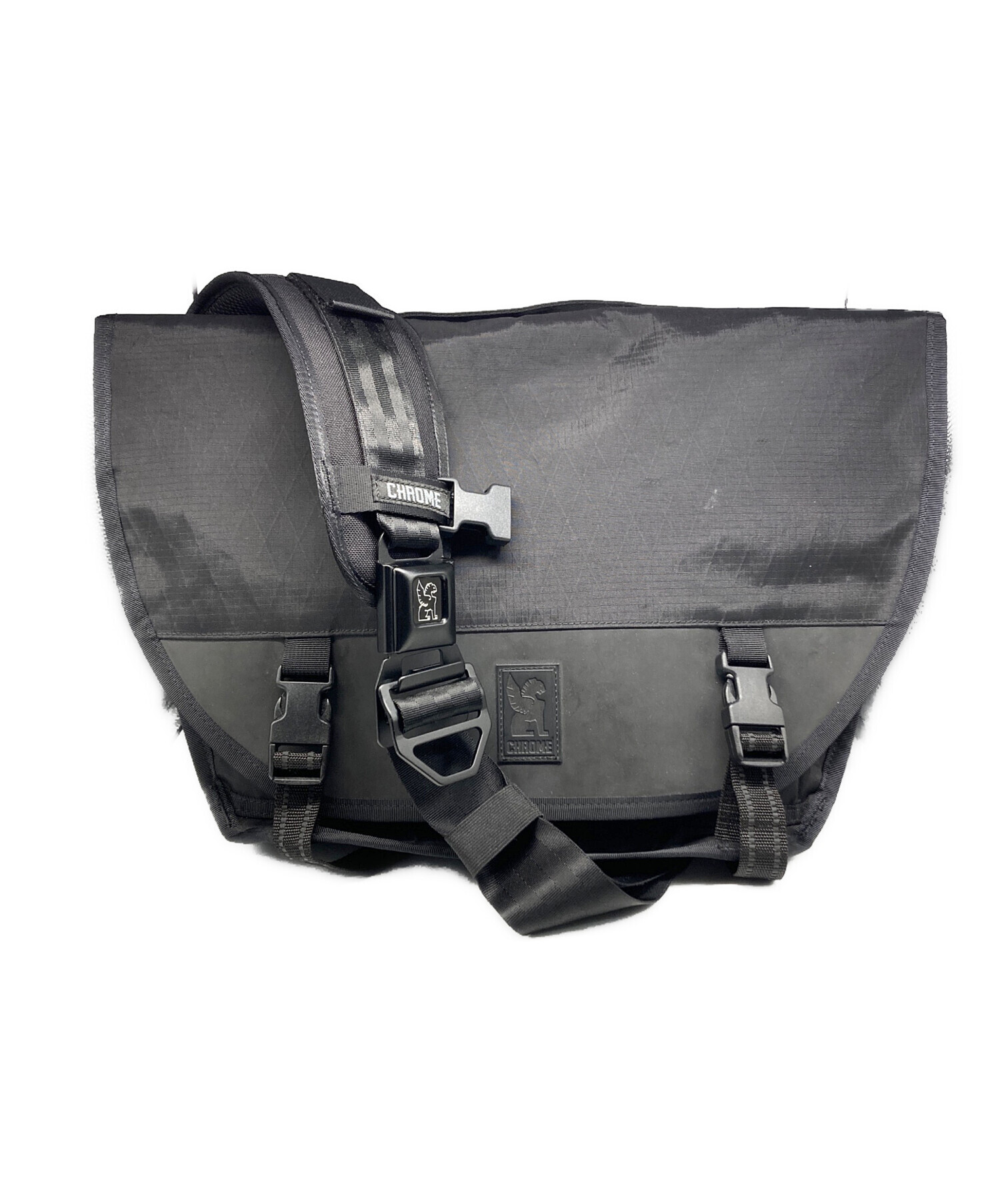 【値下げ】【中古美品】CHROME メッセンジャーバッグ ブラック 中古・古着通販】CHROME (クローム) ミニ メトロ メッセンジャーバッグ