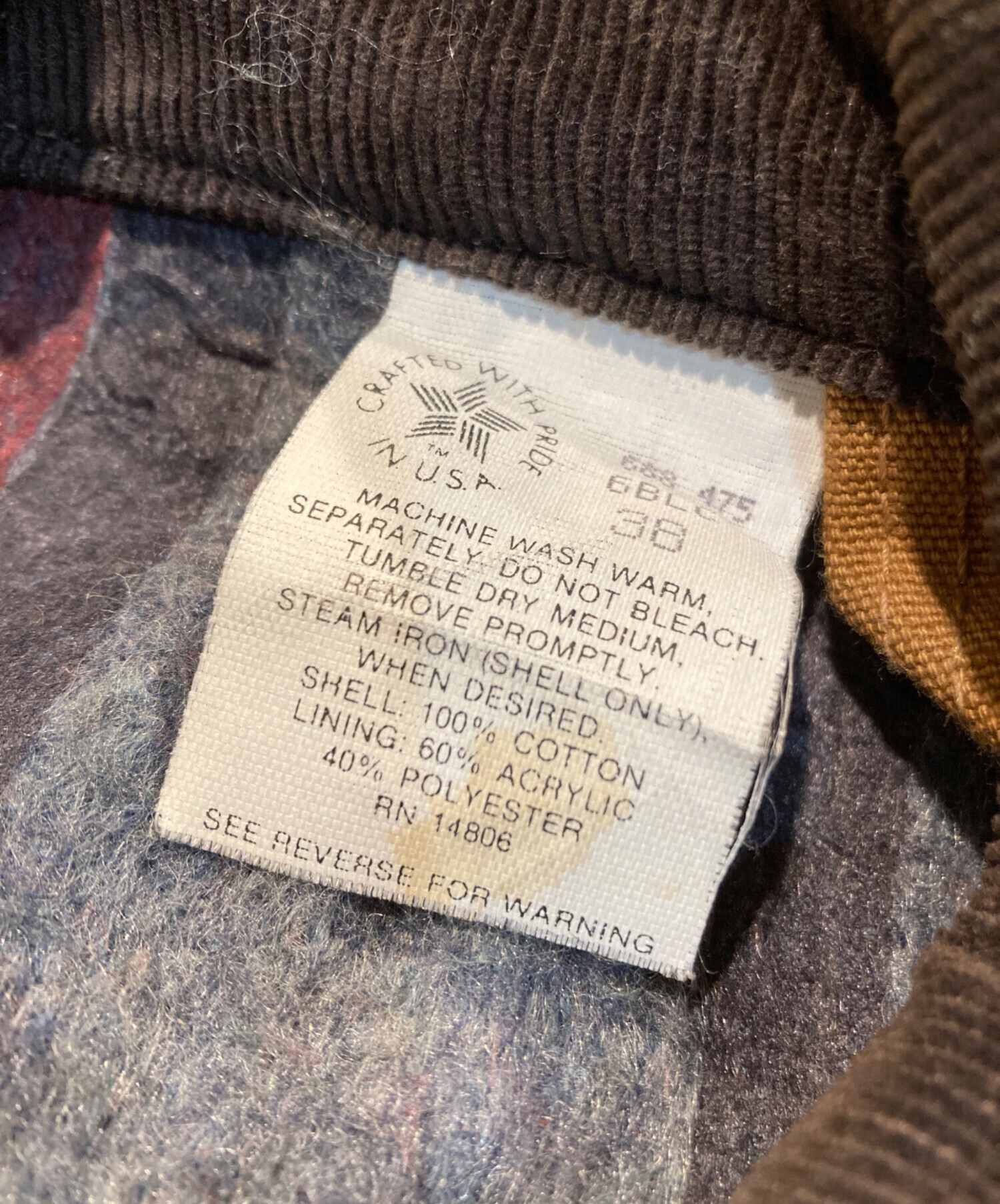 中古・古着通販】CarHartt (カーハート) ミシガンチョアコート