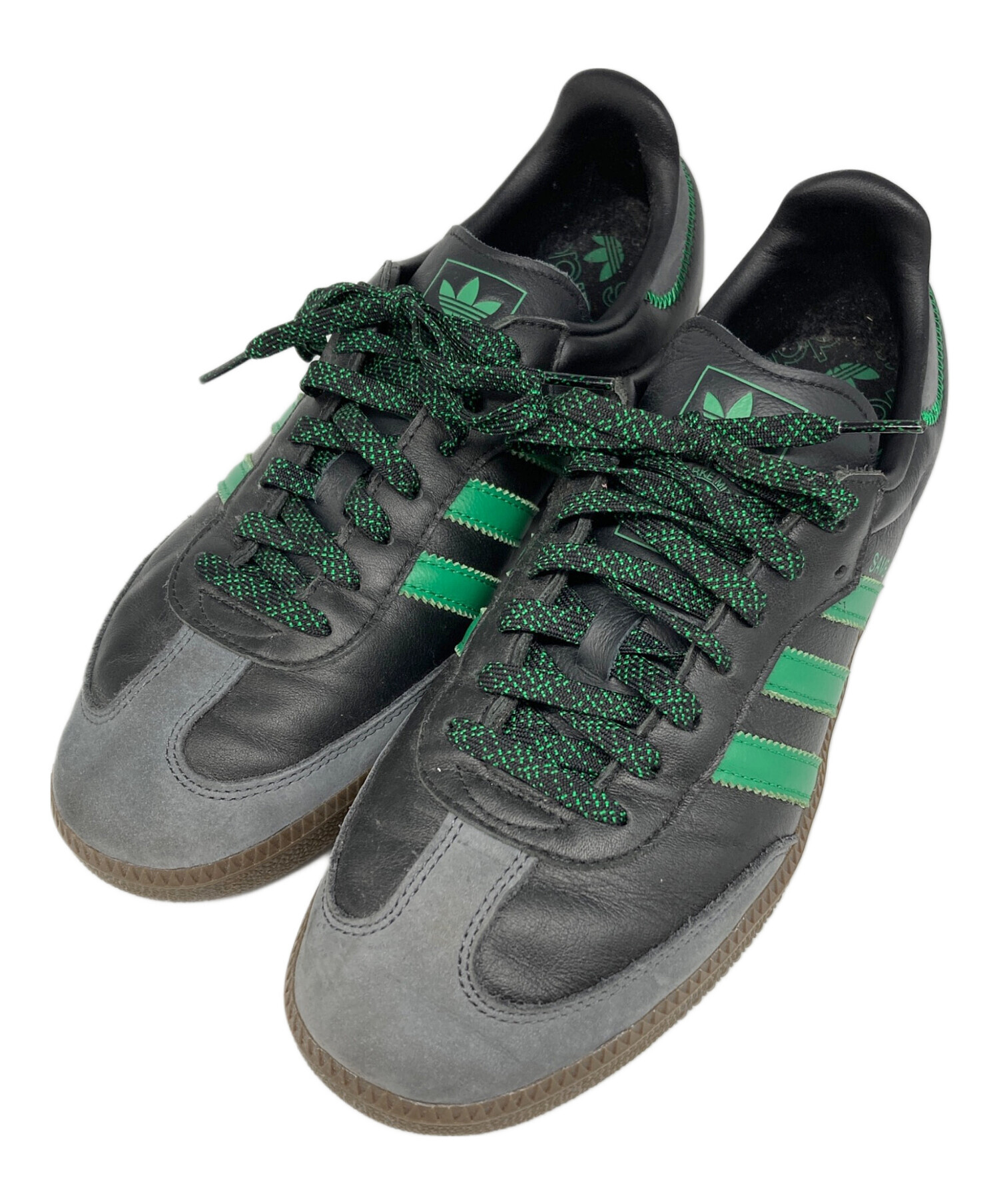 中古・古着通販】adidas (アディダス) SAMBA OG グリーン×ブラック 