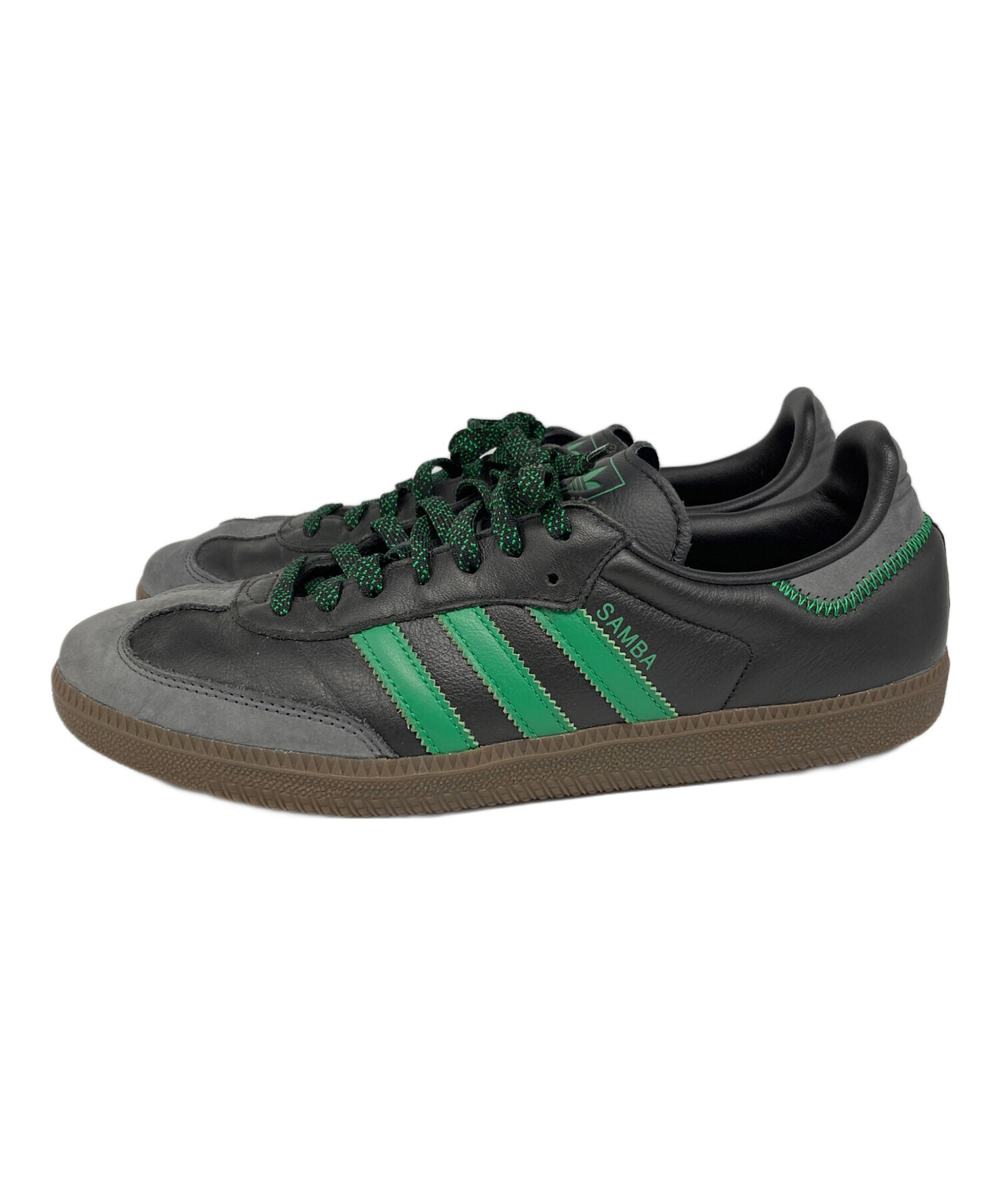 中古・古着通販】adidas (アディダス) SAMBA OG グリーン×ブラック 