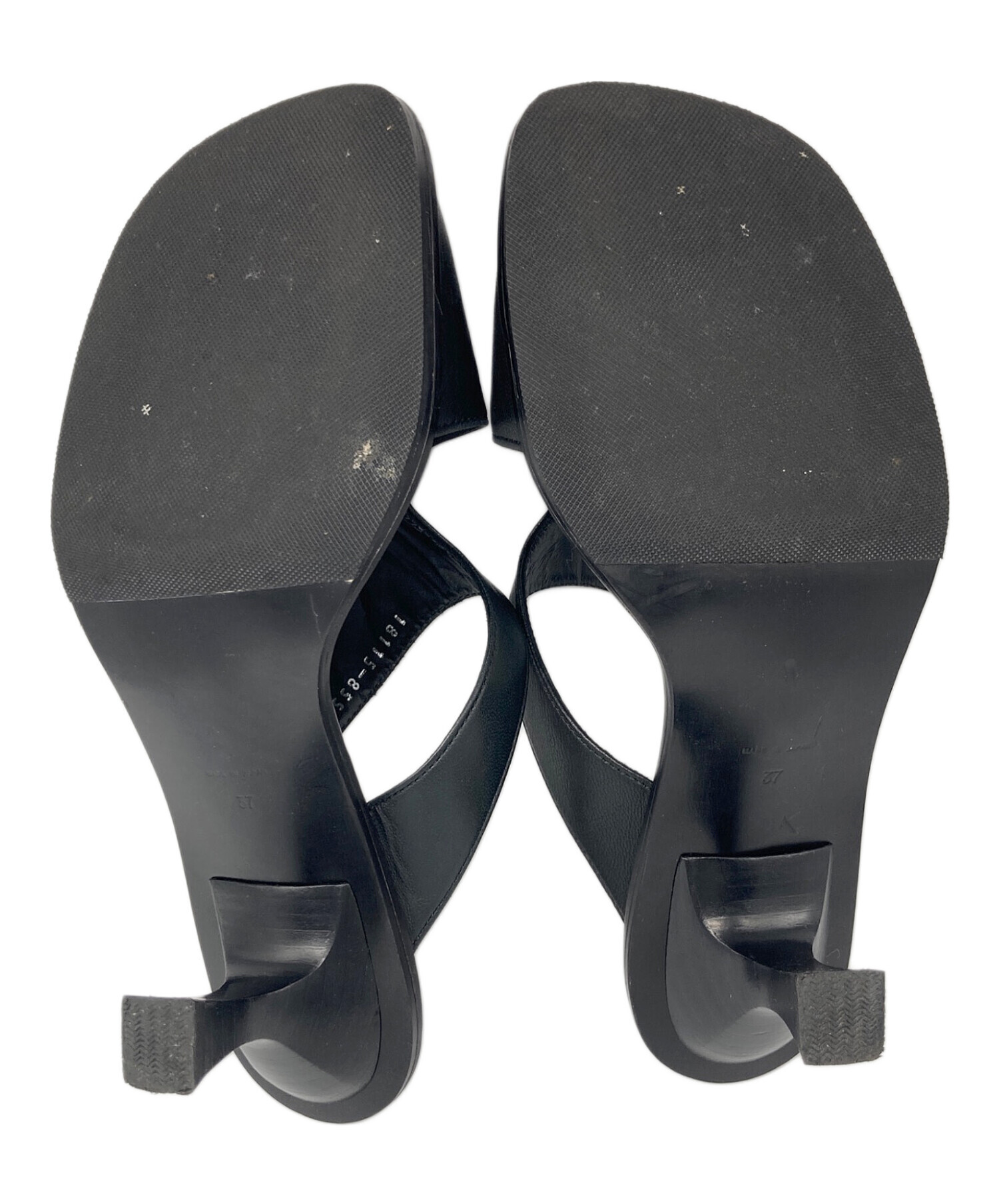 中古・古着通販】CLANE (クラネ) CURVED DESIGN SANDALS ブラック
