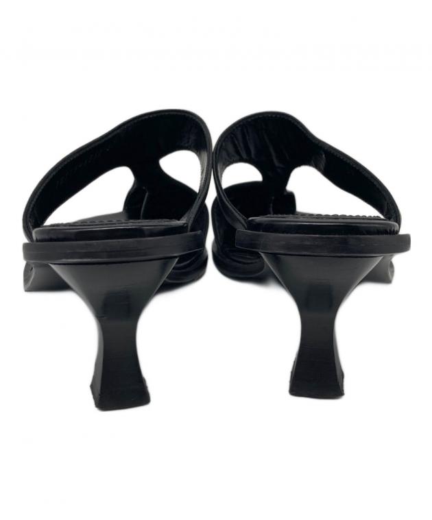 中古・古着通販】CLANE (クラネ) CURVED DESIGN SANDALS ブラック