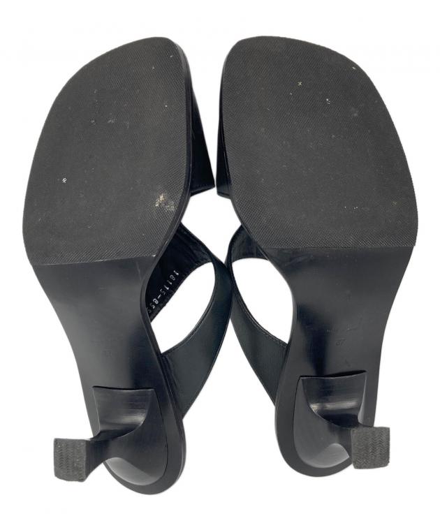中古・古着通販】CLANE (クラネ) CURVED DESIGN SANDALS ブラック