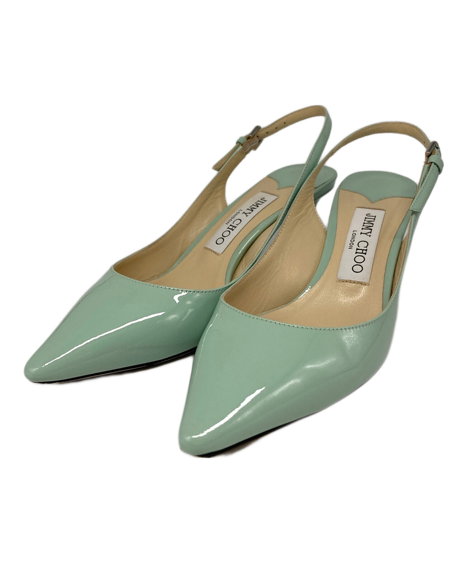 中古・古着通販】JIMMY CHOO (ジミーチュウ) ポインテッドトゥパンプス