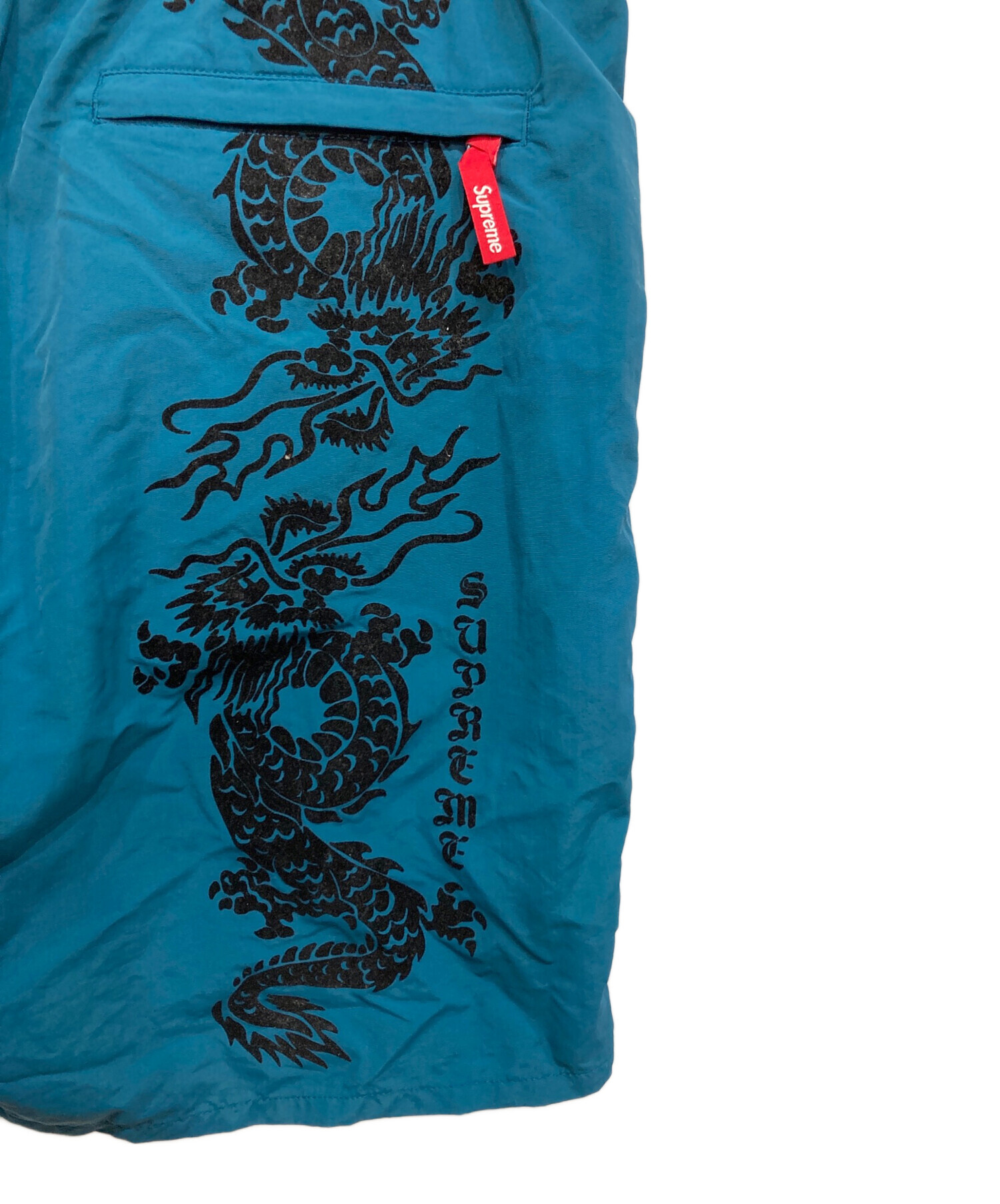 中古・古着通販】SUPREME (シュプリーム) Dragon Water Short ブルー