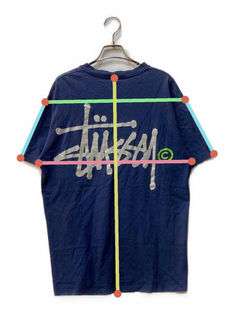 中古・古着通販】stussy (ステューシー) 00s ロゴTシャツ ネイビー
