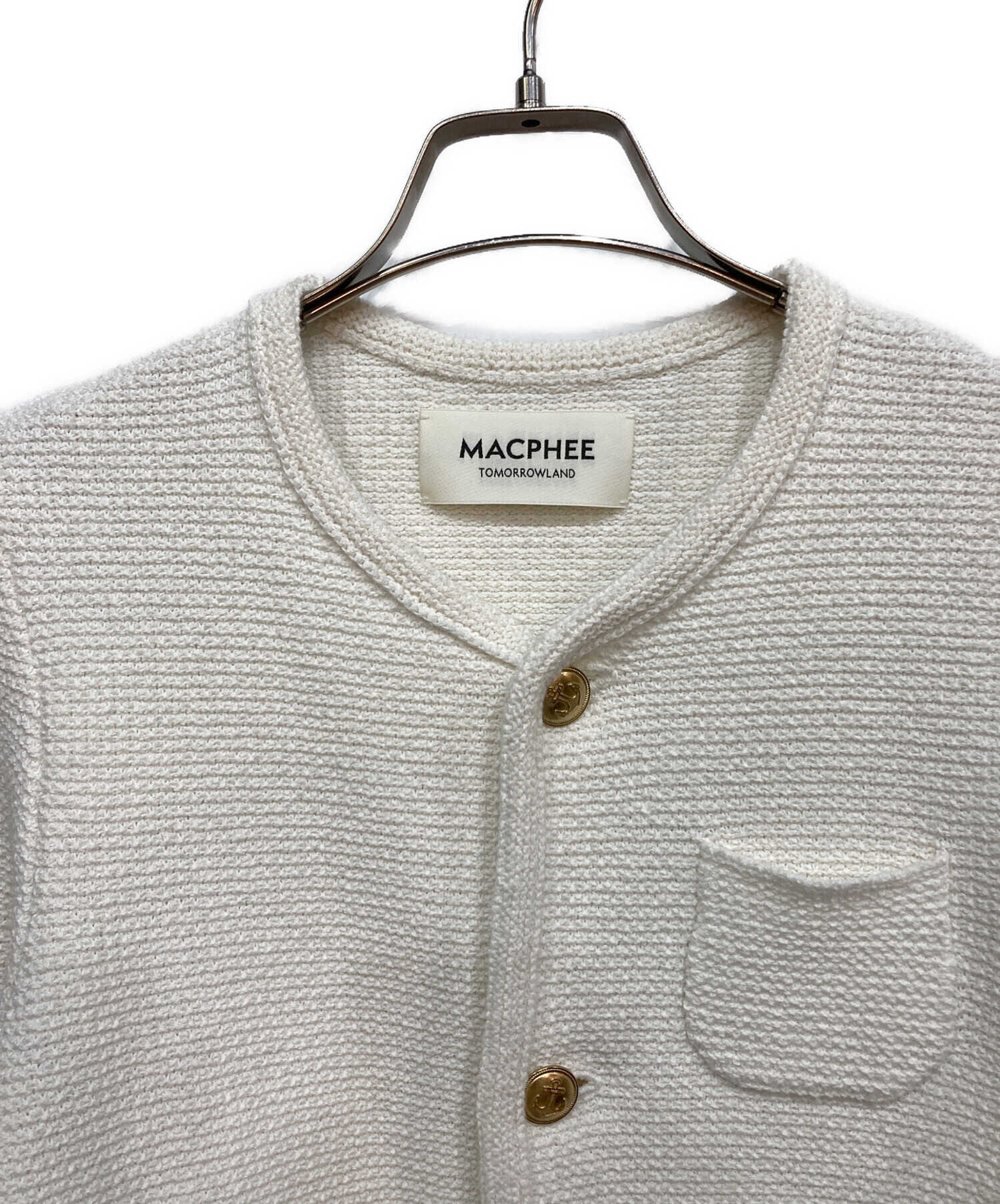 中古・古着通販】MACPHEE (マカフィー) モスライクステッチ クルー