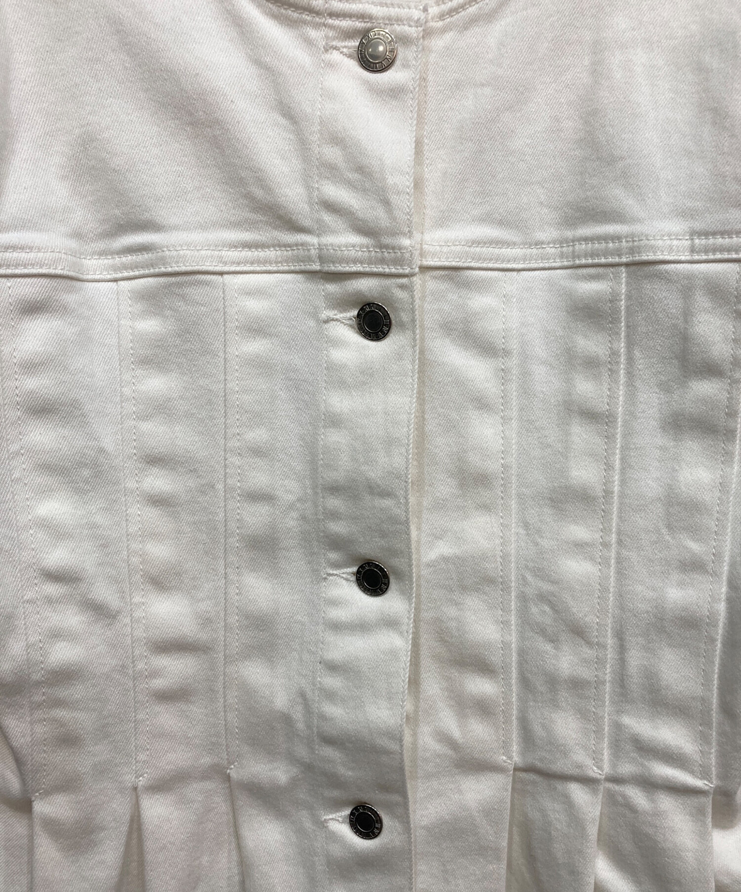 中古・古着通販】ANAYI (アナイ) ストレッチデニムノーカラー