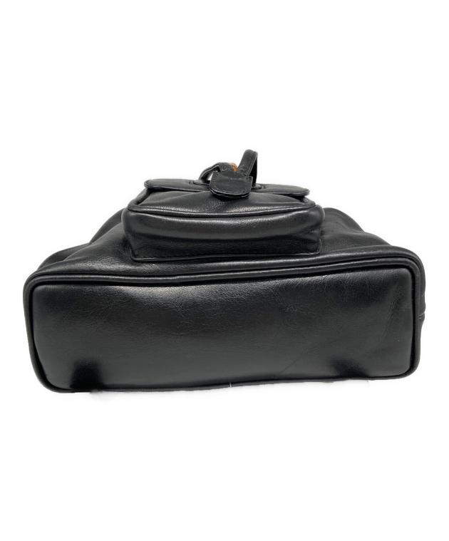 中古・古着通販】GUCCI (グッチ) バンブーリュック ブラック｜ブランド