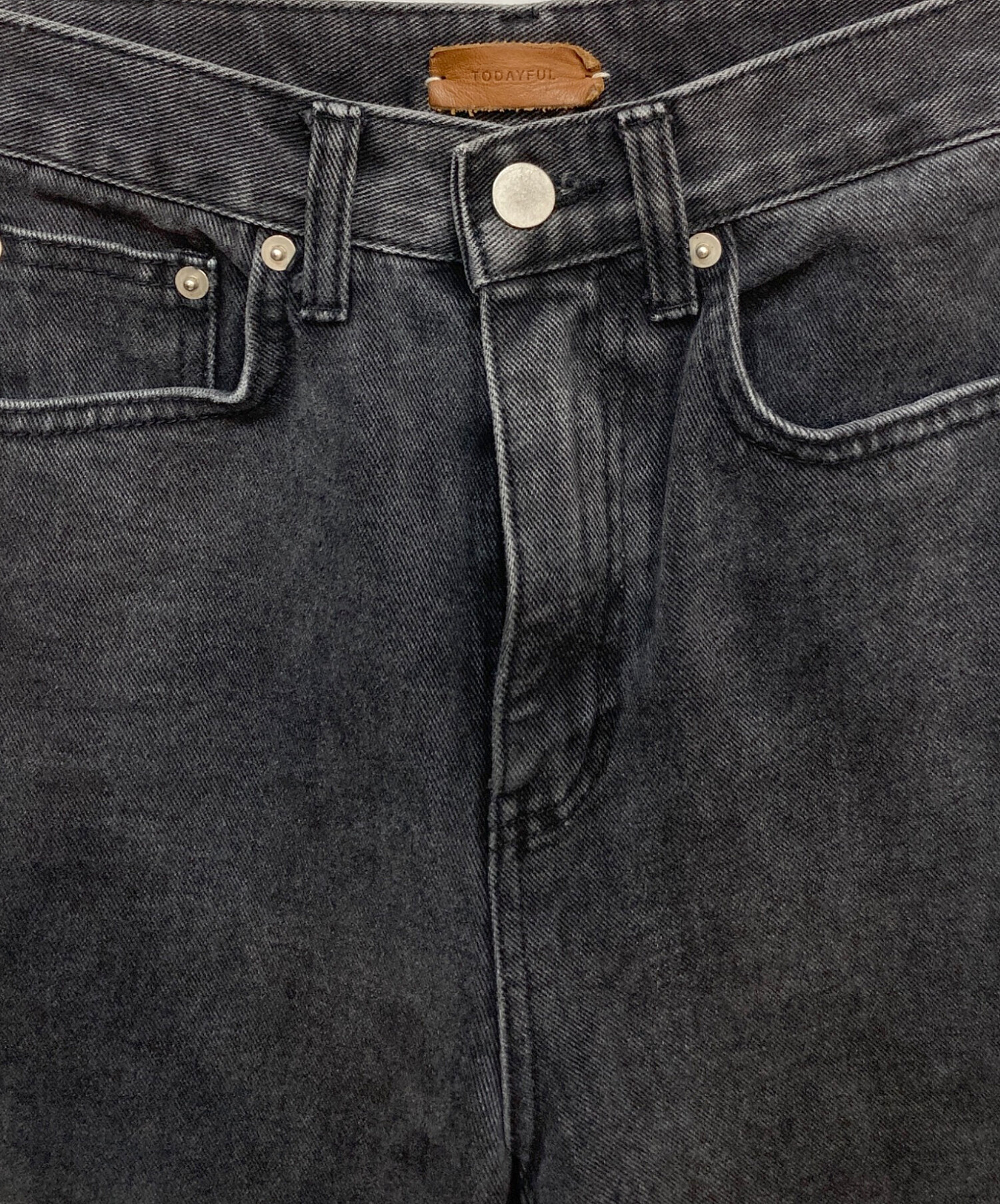 中古・古着通販】TODAYFUL (トゥデイフル) Owen's Denim ブラック 中古・古着通販】TODAYFUL (トゥデイフル) Owen's Denim ブラック