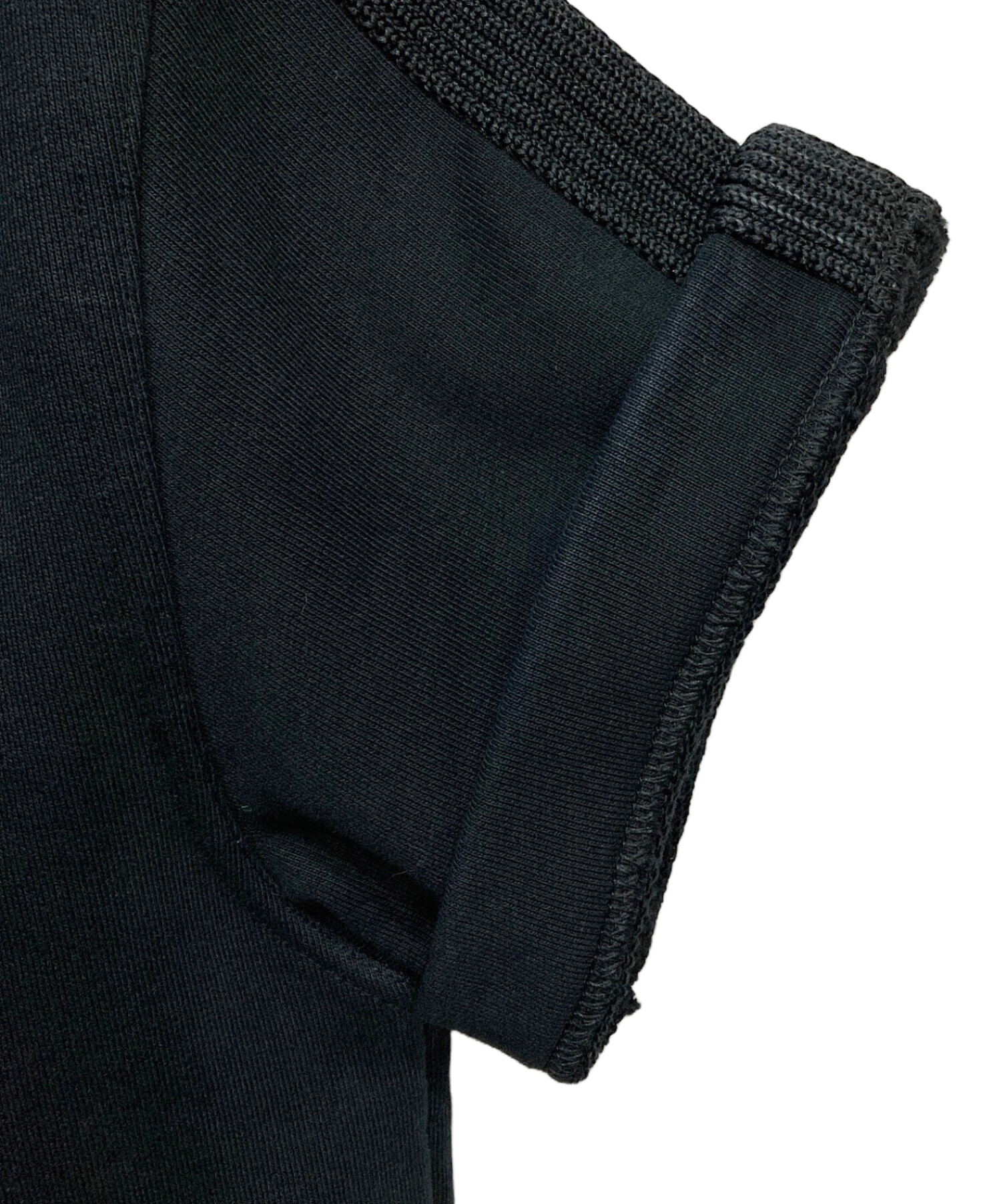 新品　sacai ブラック スウェット トップス 半袖 中古・古着通販】NIKE (ナイキ) sacai (サカイ) 半袖スウェット