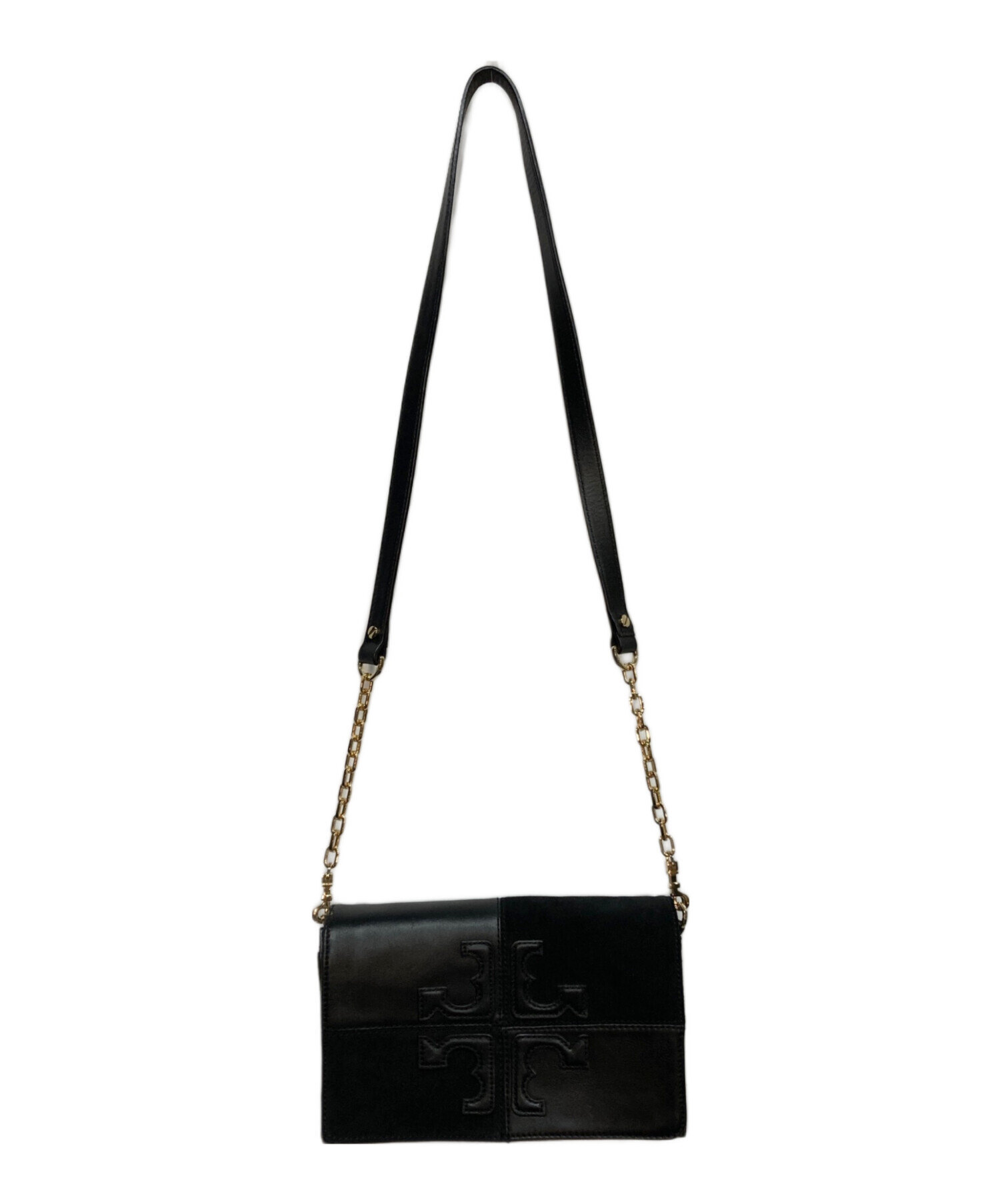 TORY BURCH トリーバーチ ショルダーバッグ - 黒 【古着】【中古】 中古・古着通販】TORY BURCH (トリーバーチ) ショルダーバッグ