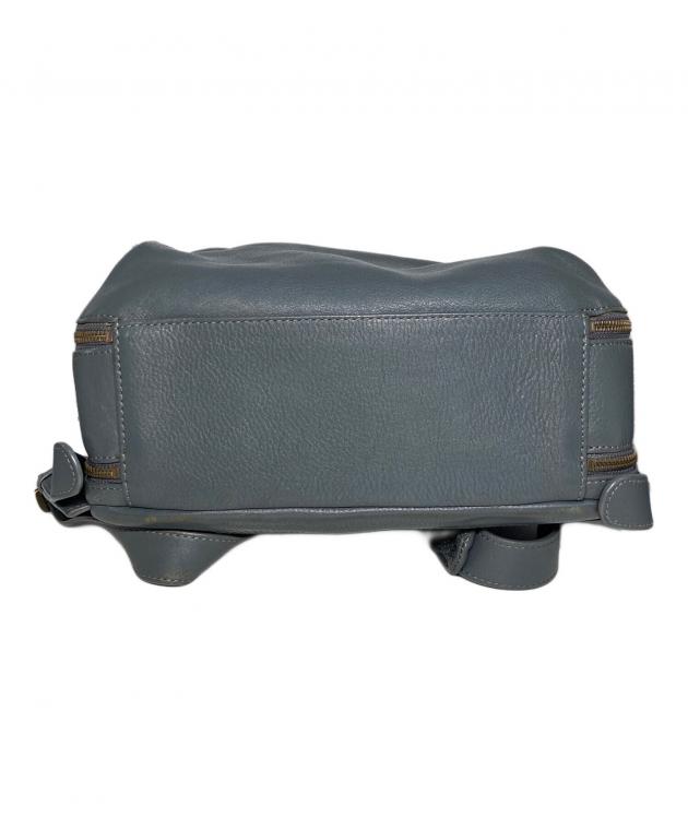 ネイビー レザー リュック 新品タグ付きマザーハウス 中古・古着通販】MOTHERHOUSE (マザーハウス) Kazematou レザー