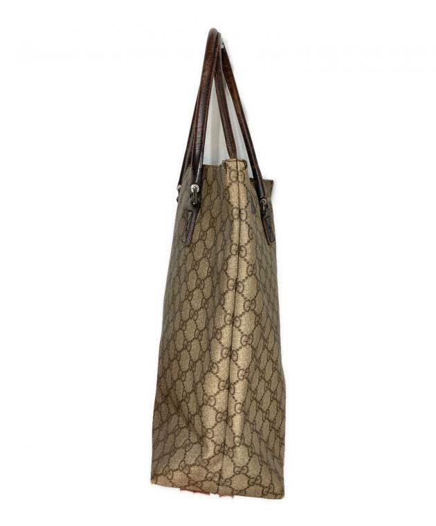 中古・古着通販】GUCCI (グッチ) GGスプリームトートバッグ ベージュ