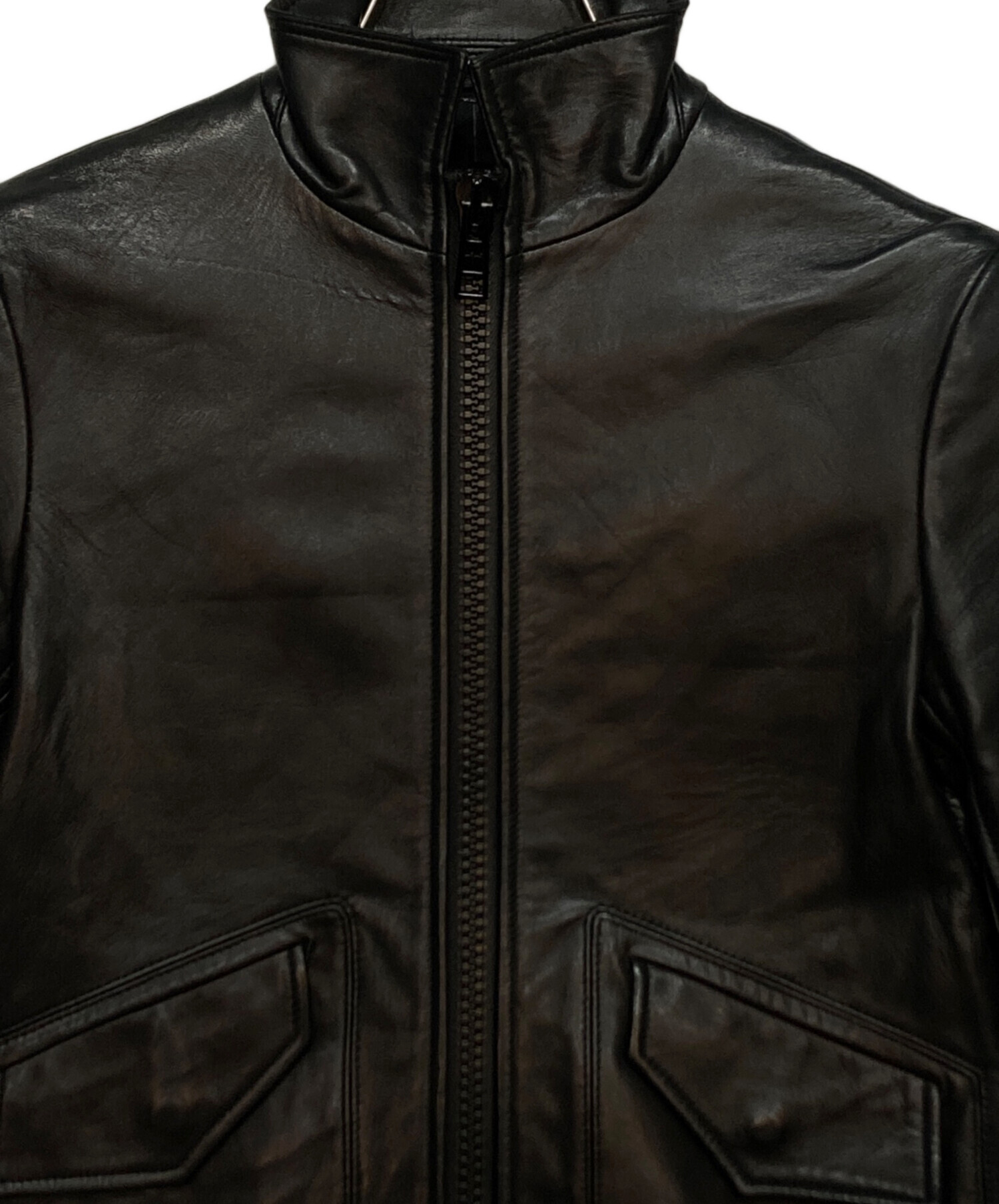 中古・古着通販】HELMUT LANG (ヘルムートラング) ラムスキンレザー