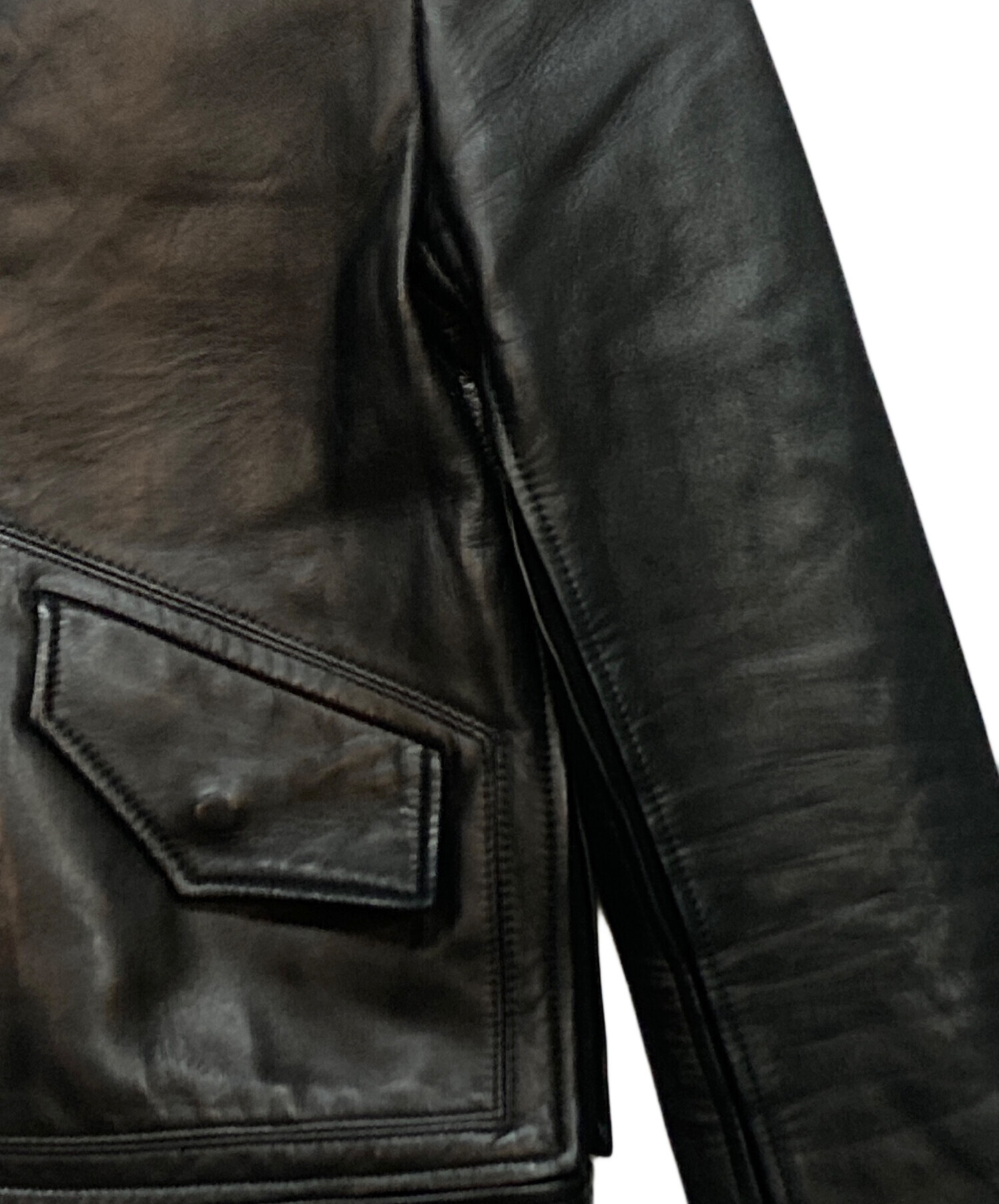 中古・古着通販】HELMUT LANG (ヘルムートラング) ラムスキンレザー