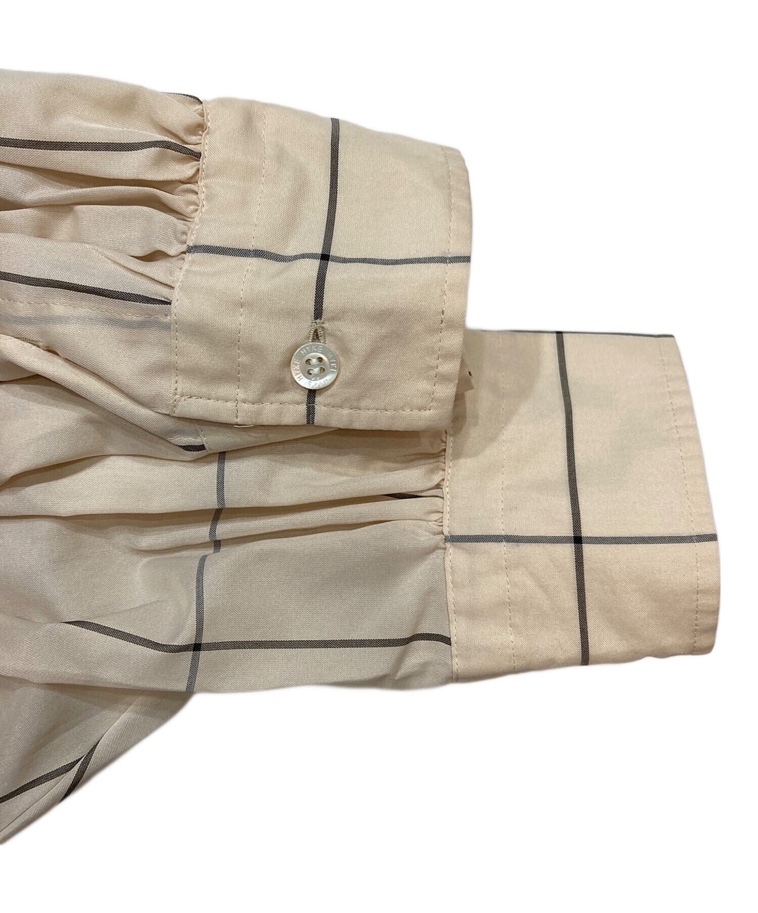 中古・古着通販】HYKE (ハイク) ウインドペンチェック柄シャツドレス