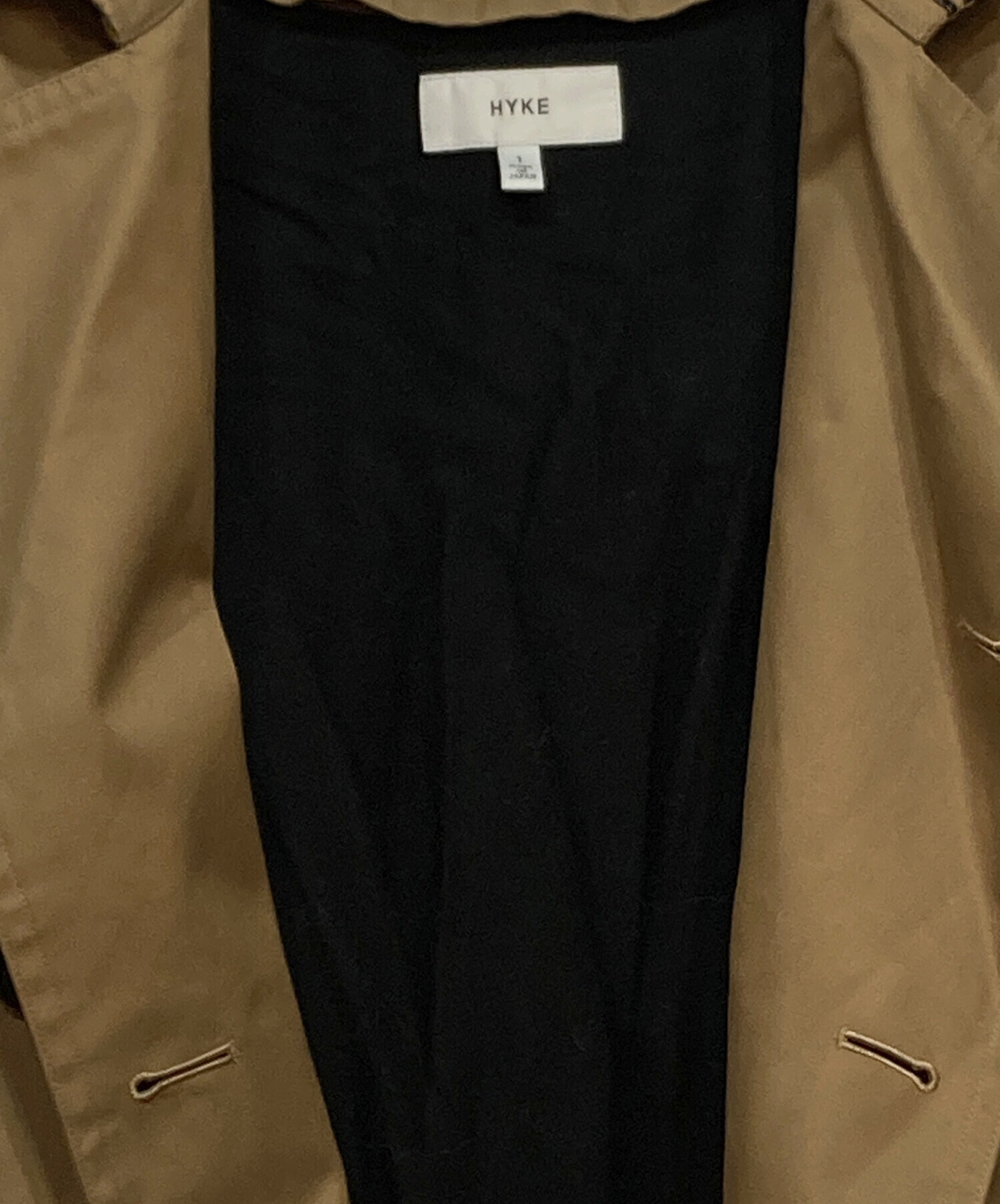 中古・古着通販】HYKE (ハイク) ライナー付トレンチコート ブラウン