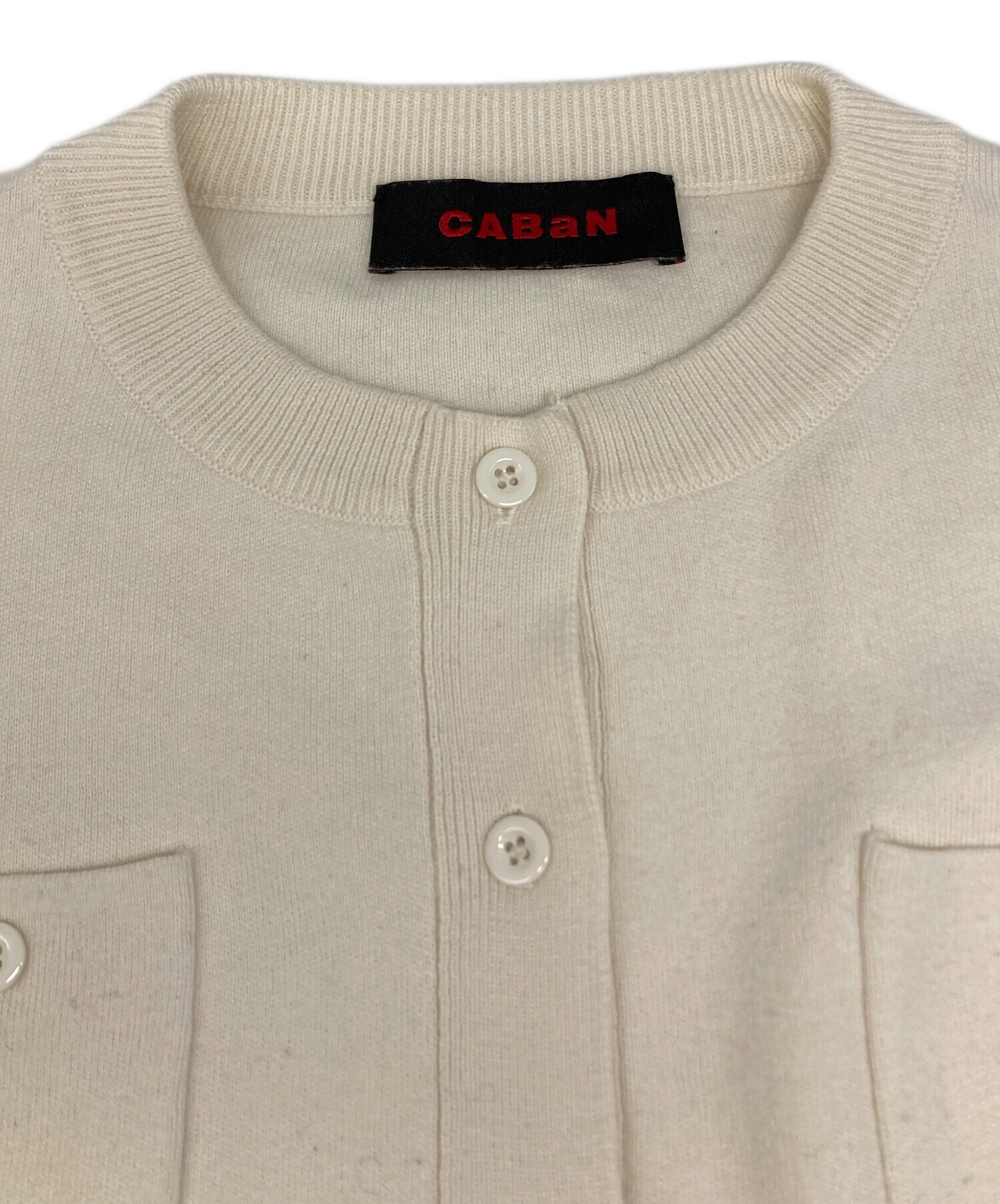 中古・古着通販】CABaN (キャバン) コットンカシミヤ クルーネック