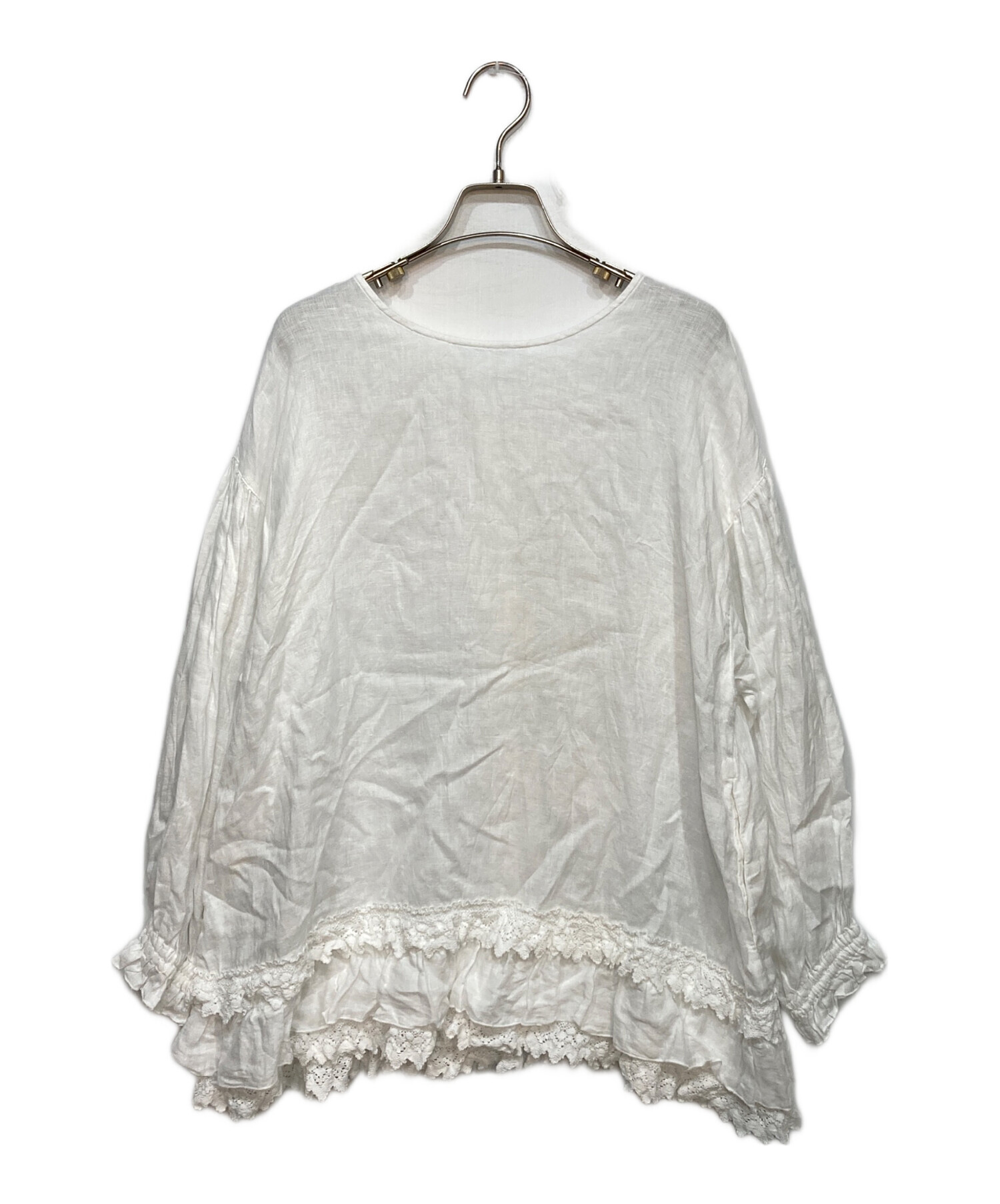 中古・古着通販】nest Robe (ネストローブ) 60リネンレースヘム