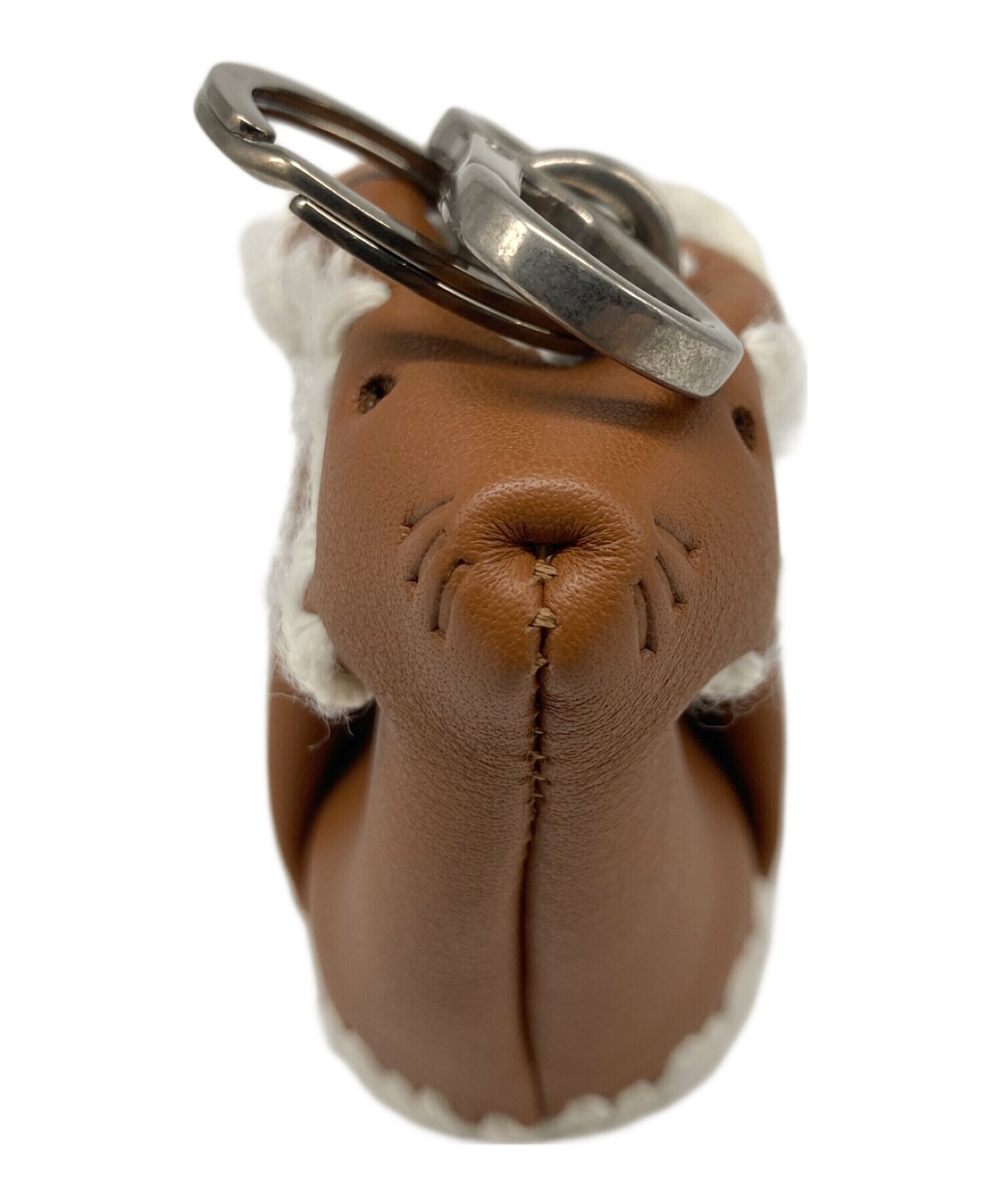 中古・古着通販】LOEWE (ロエベ) バニー バッグチャーム ブラウン