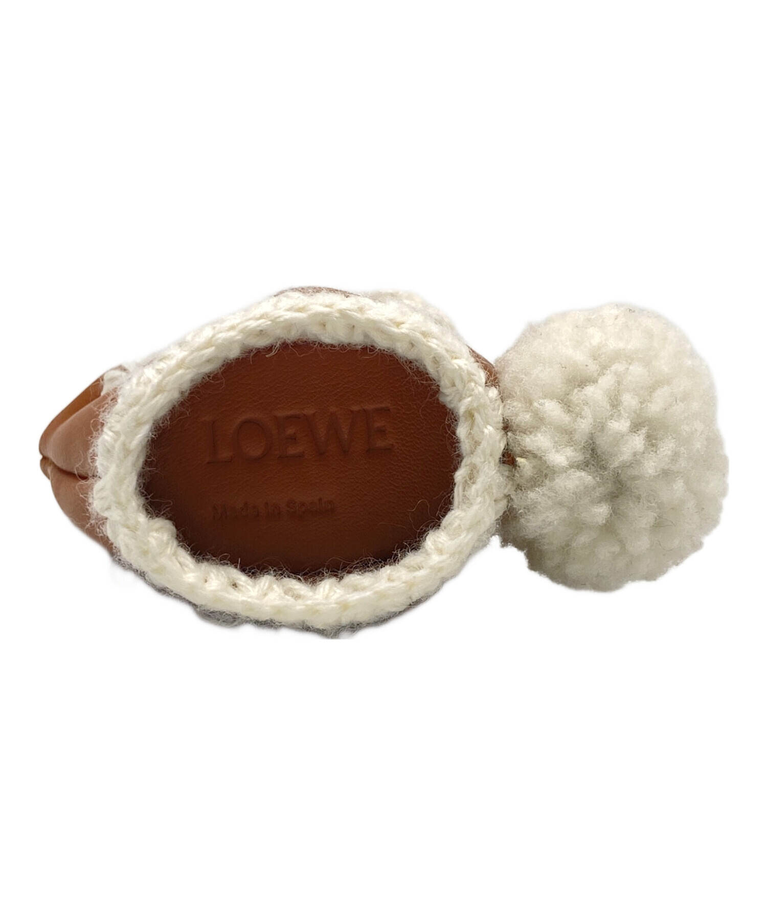 中古・古着通販】LOEWE (ロエベ) バニー バッグチャーム ブラウン