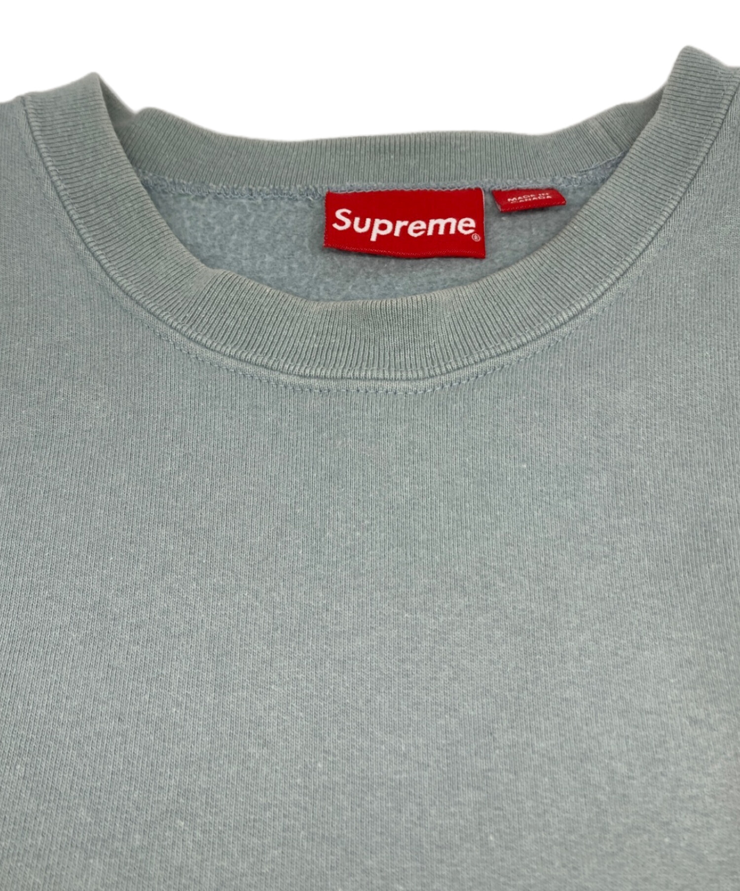 blurhmsROOTSTOCK スウェット F グレー 【古着】【中古】 中古・古着通販】SUPREME (シュプリーム) スモールボックスロゴ クルー