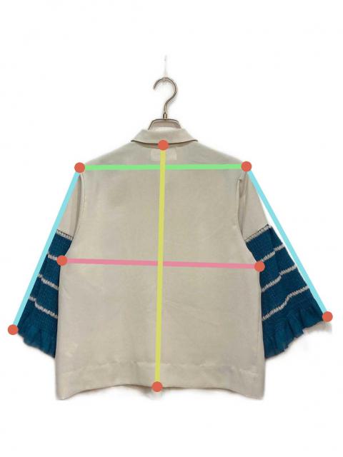 中古・古着通販】yuki shimane (ユキ シマネ) Border-Knit Sleeves