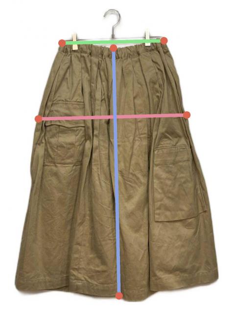 COMME des GARÇONS コットン コムコム カーゴ チノ スカート 中古・古着通販】COMME des GARCONS (コムデギャルソン) コットン
