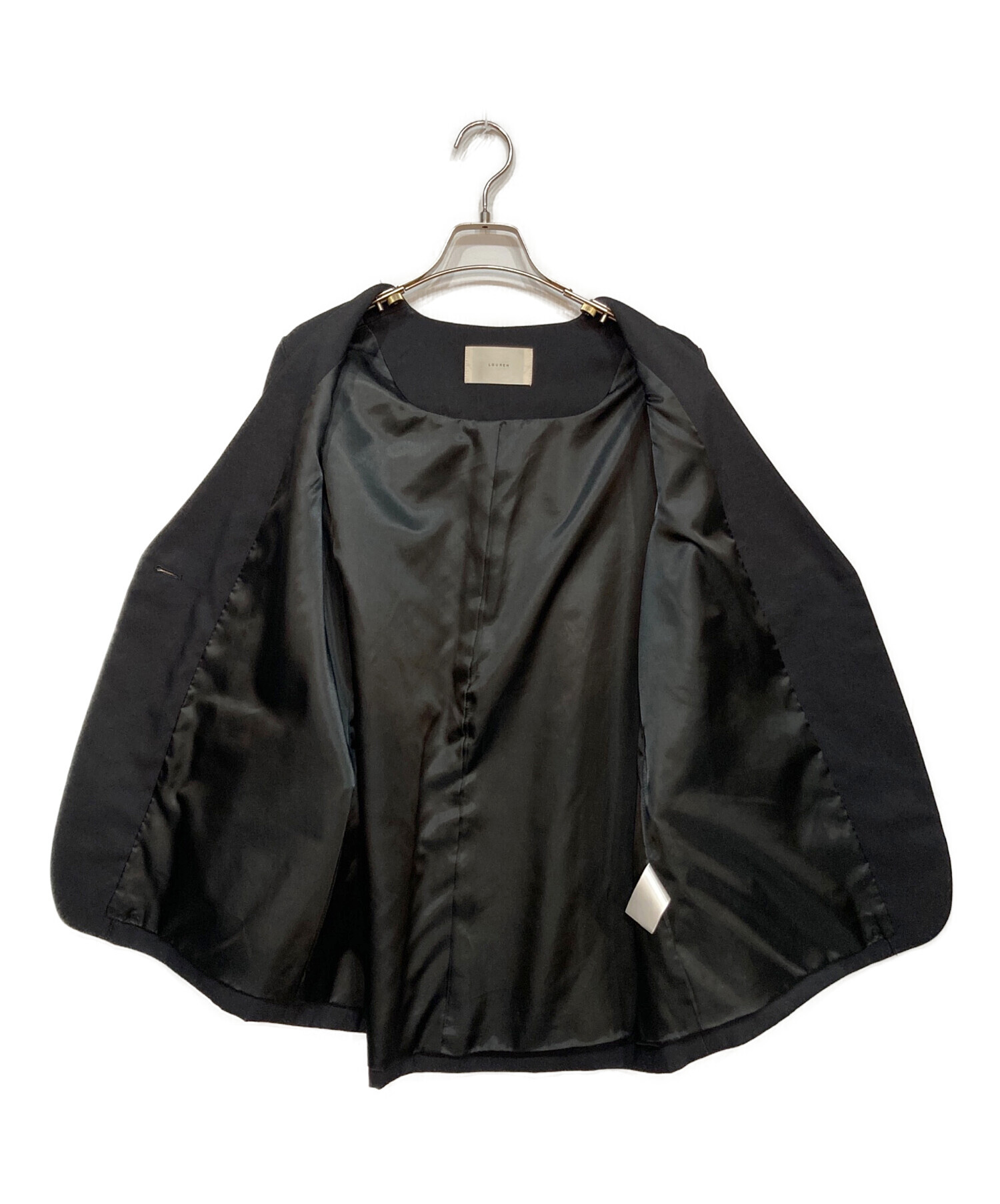 中古・古着通販】Louren (ローレン) slit sleeve no collar jacket