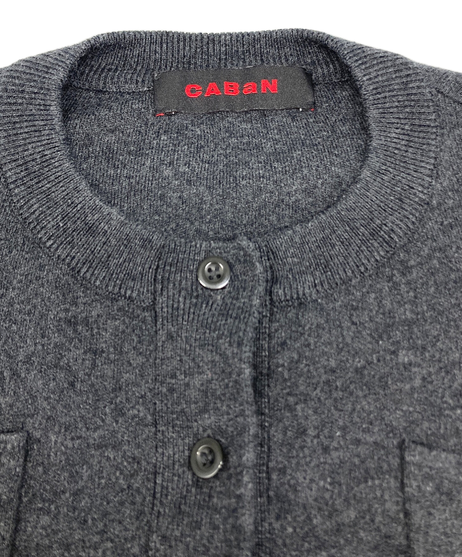 中古・古着通販】CABaN (キャバン) コットンカシミヤ クルーネック