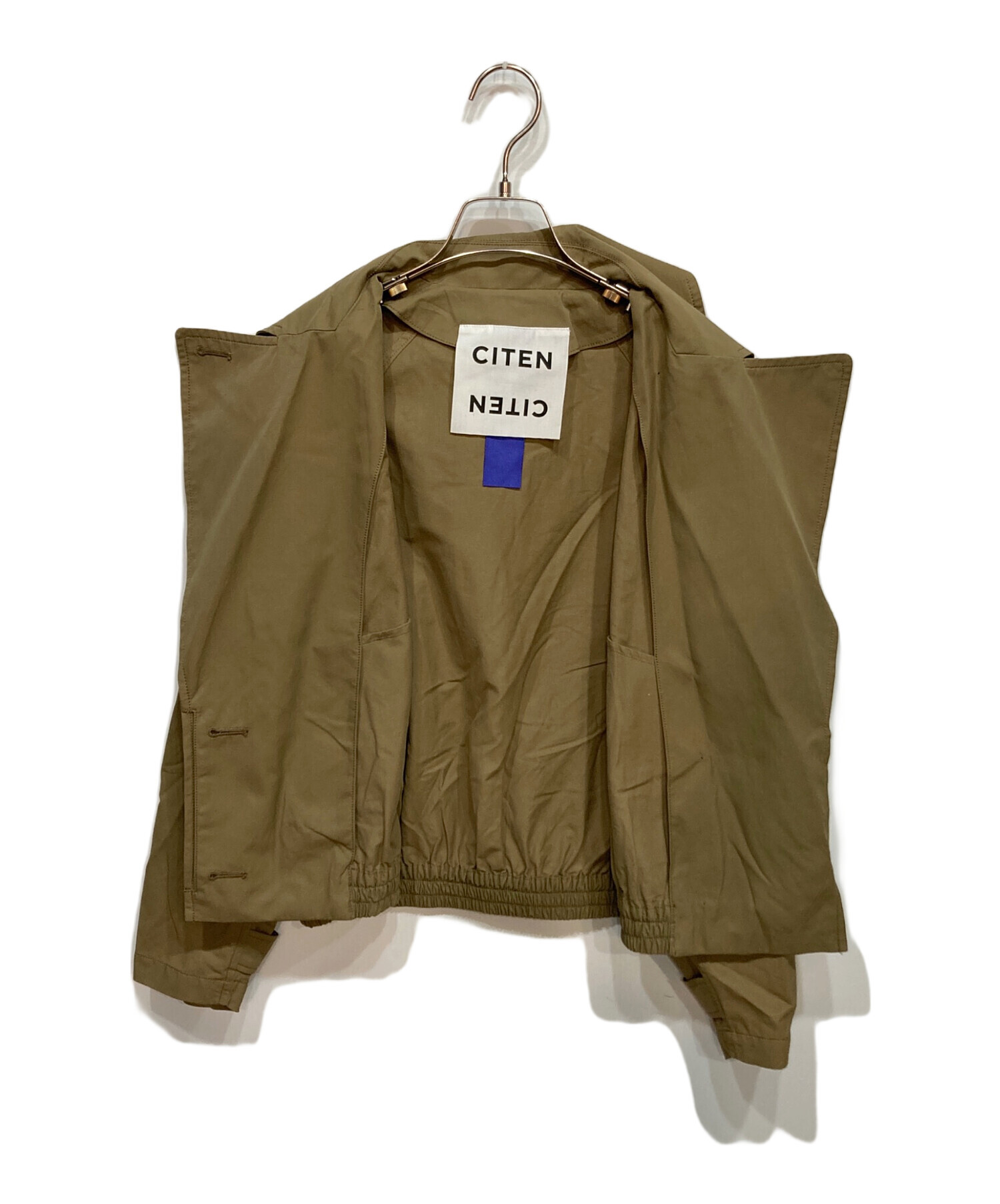 CITEN トレンチライクショートブルゾン M CITEN (シテン) トレンチ 
