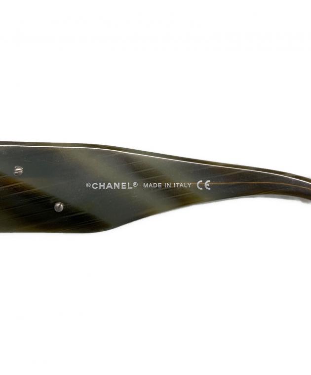 中古・古着通販】CHANEL (シャネル) カメリアサングラス ブラウン
