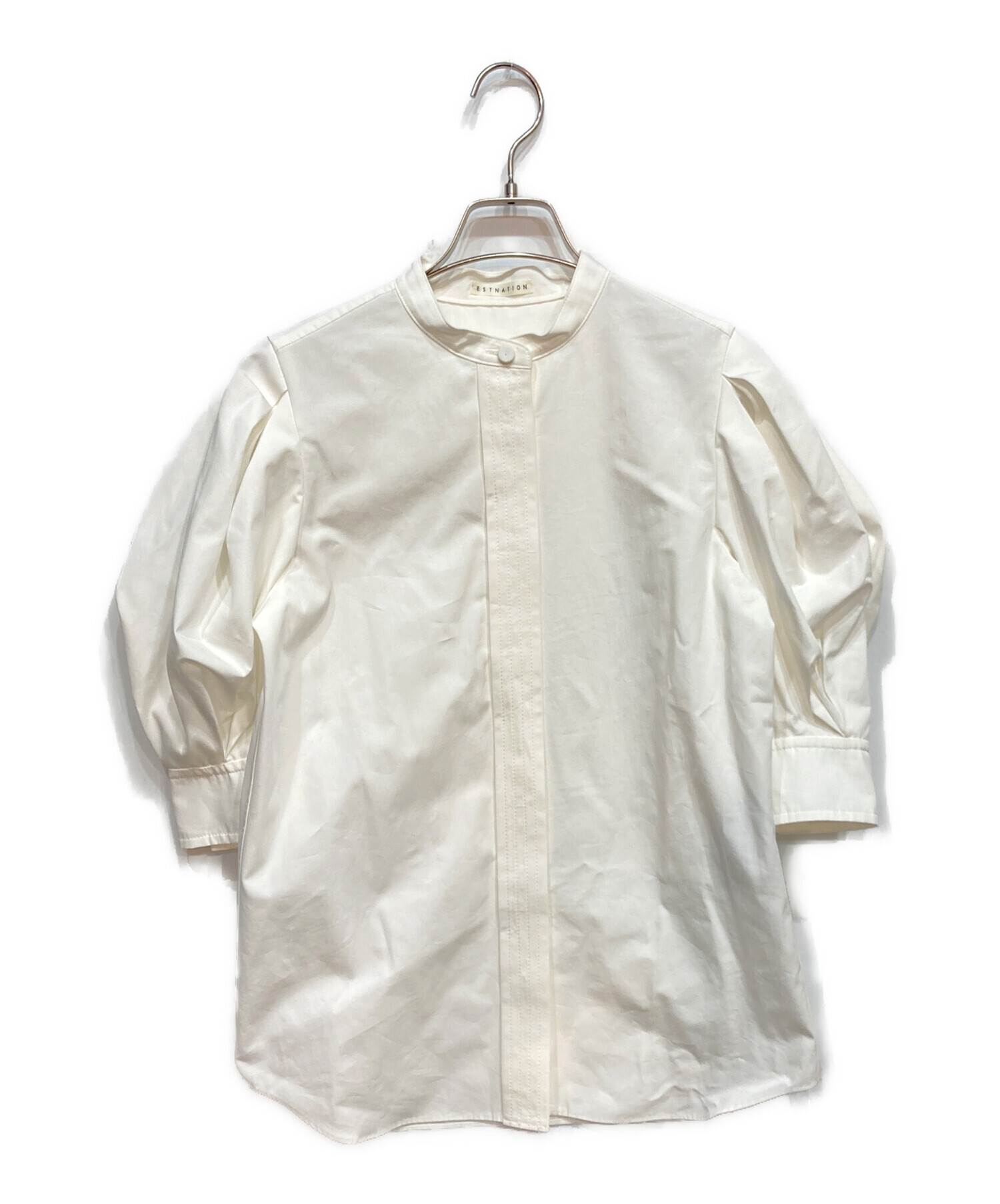 中古・古着通販】ESTNATION (エストネーション) バンドカラー タック 