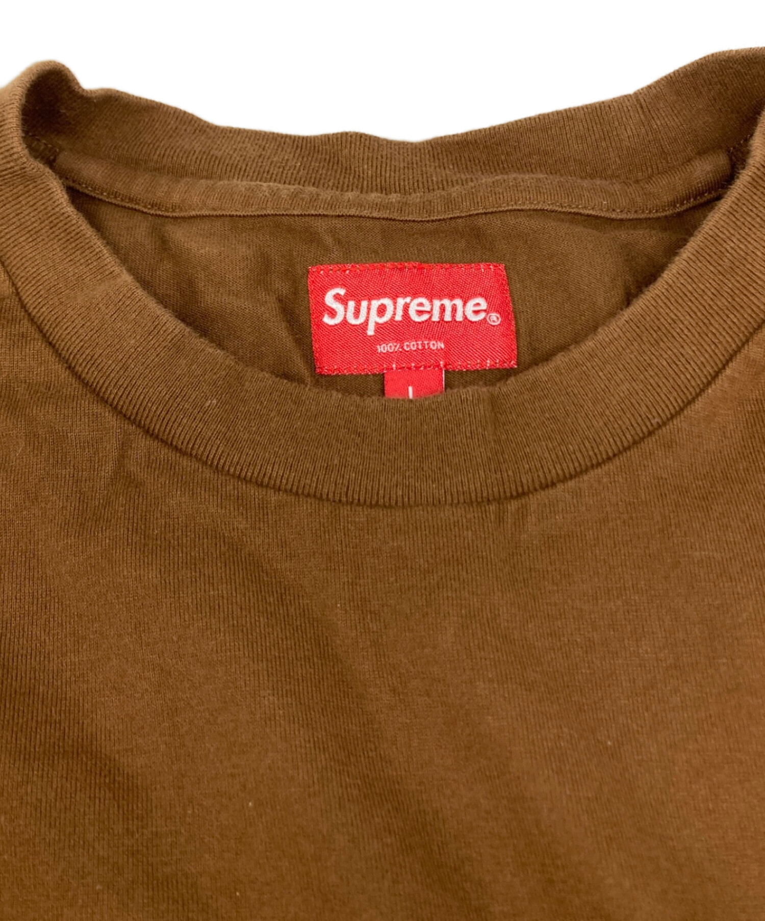 中古・古着通販】SUPREME (シュプリーム) Small Box Logo Tee ブラウン 