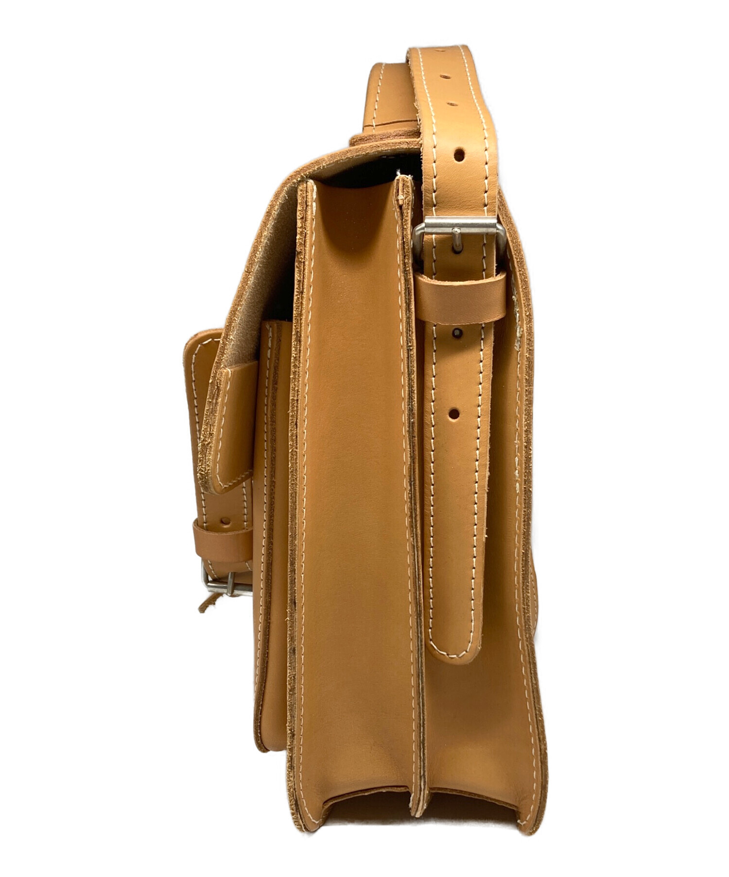 【新品未使用】ルイタータッセン フラップ式 ヌメ革　2WAY ショルダーバッグ 中古・古着通販】Ruitertassen (ルイタータッセン) レザーショルダー