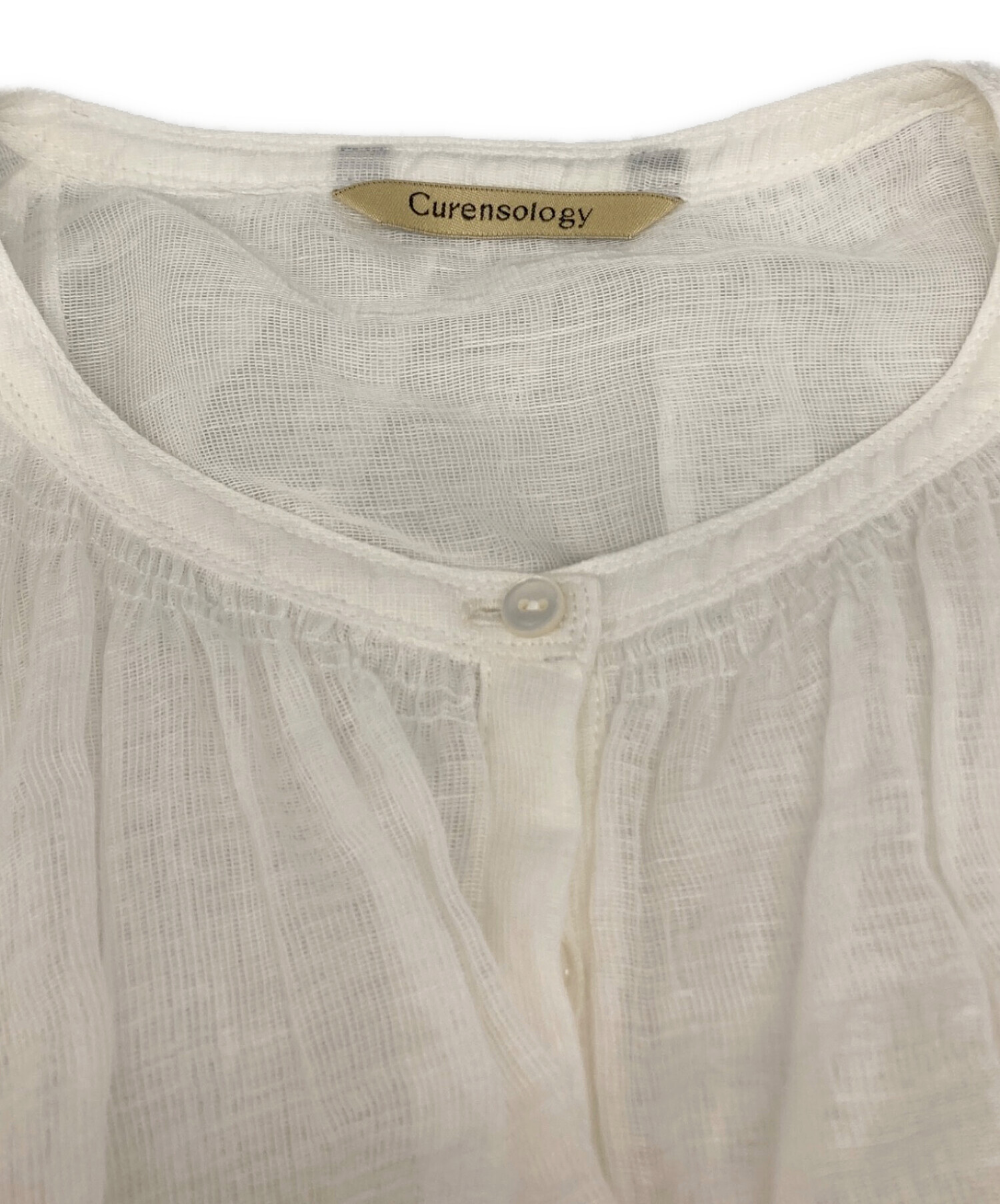 中古・古着通販】Curensology (カレンソロジー) リネンブレンドシアー