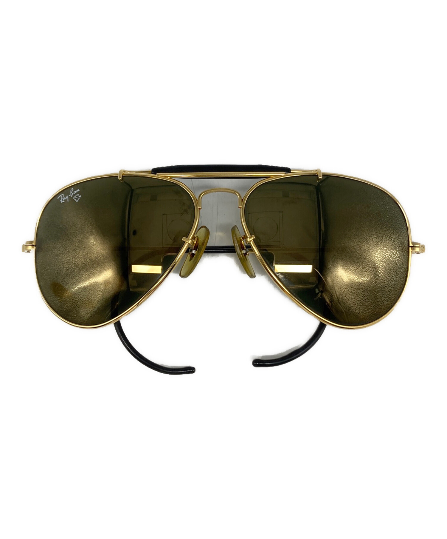 中古・古着通販】RAY-BAN (レイバン) サングラス ゴールド サイズ:58