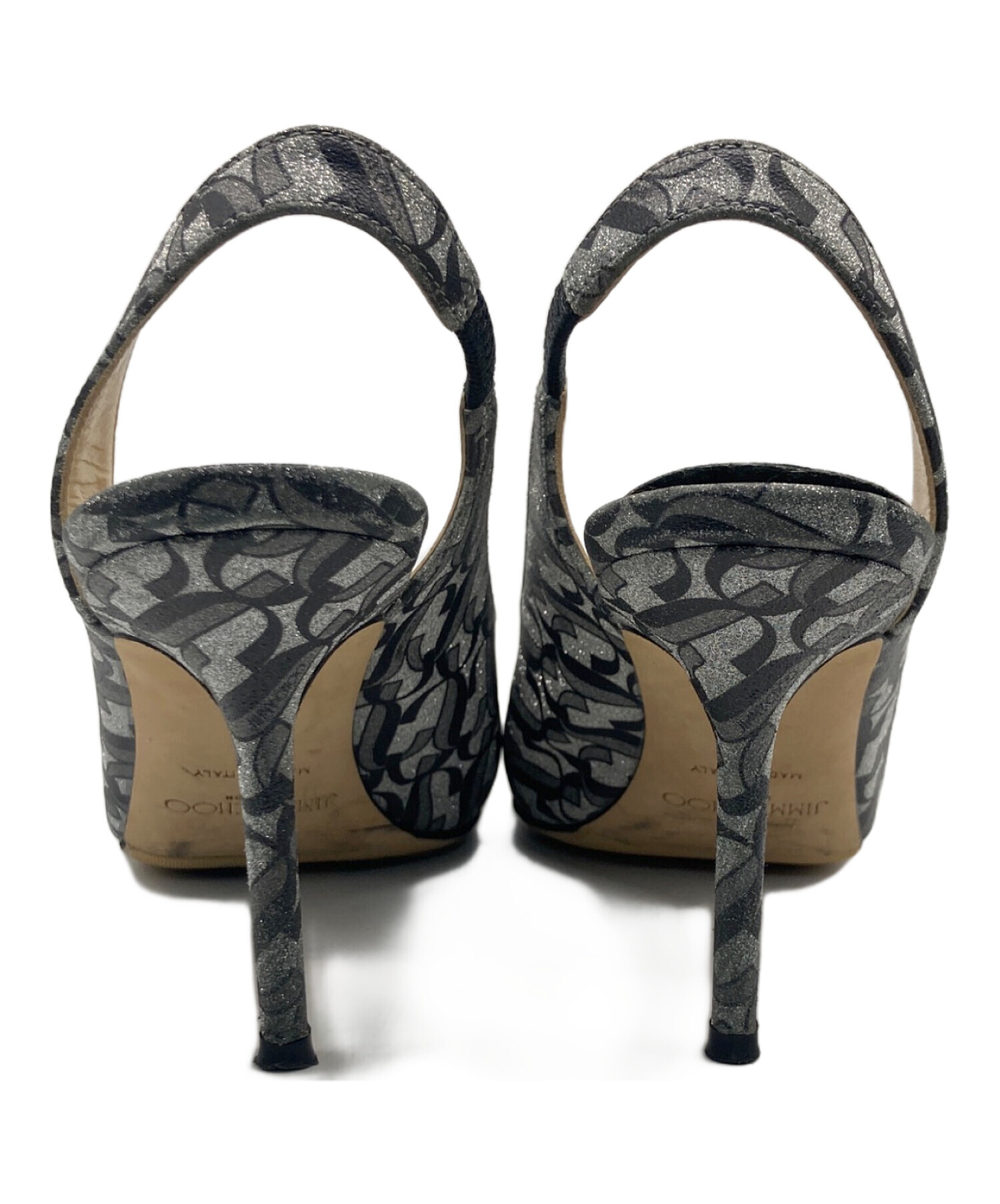 中古・古着通販】JIMMY CHOO (ジミーチュウ) LOVE85 グレー サイズ:36