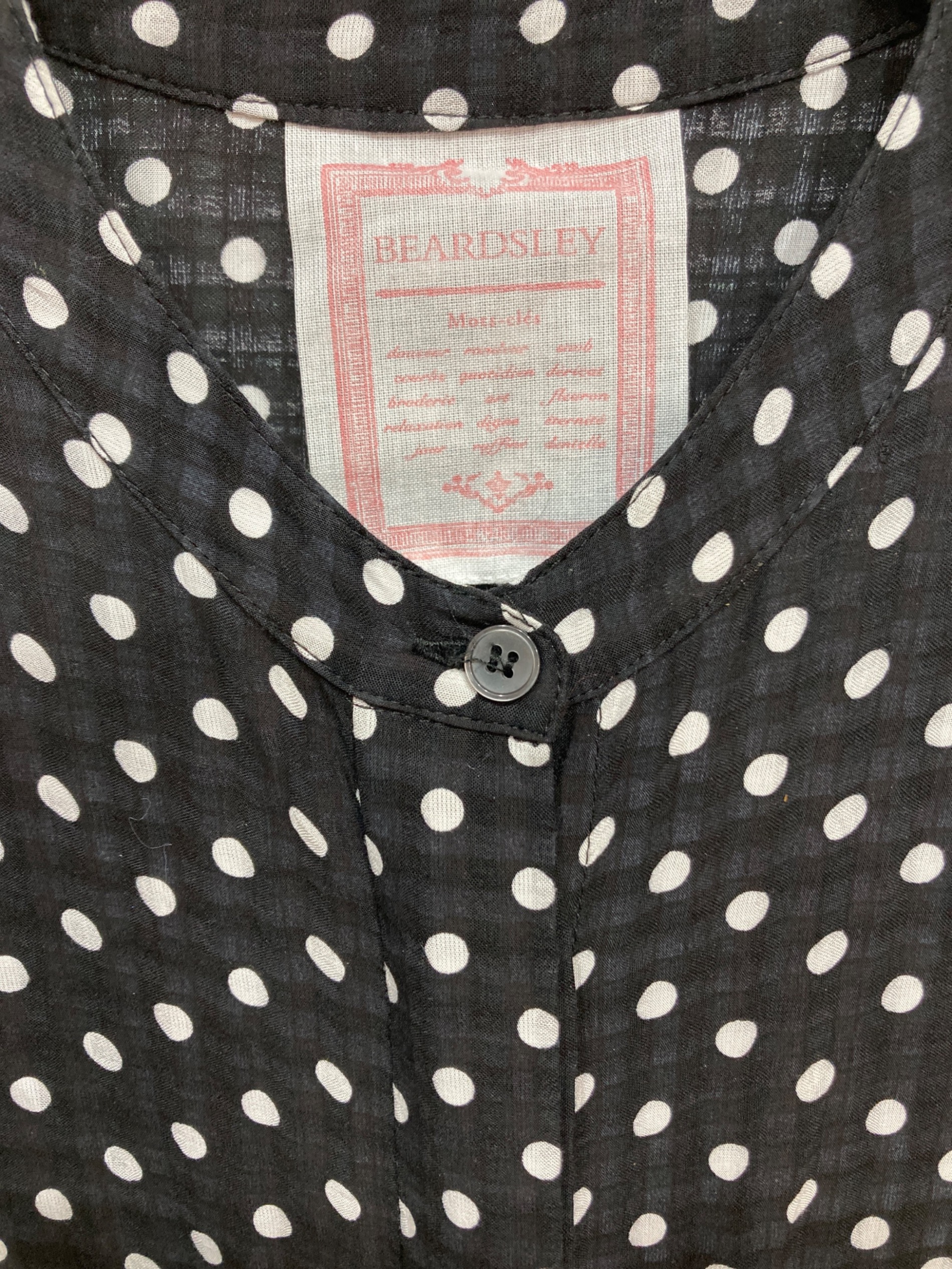 中古・古着通販】BEARDSLEY (ビアズリー) ドットギャザーワンピース