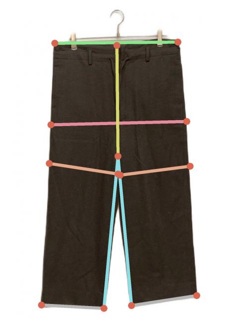 中古・古着通販】YOKE (ヨーク) Wide Pajama Pants ブラウン サイズ:S