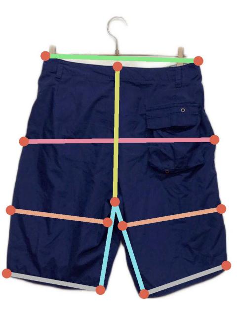 中古・古着通販】stussy (ステューシー) 90s ハーフパンツ ネイビー
