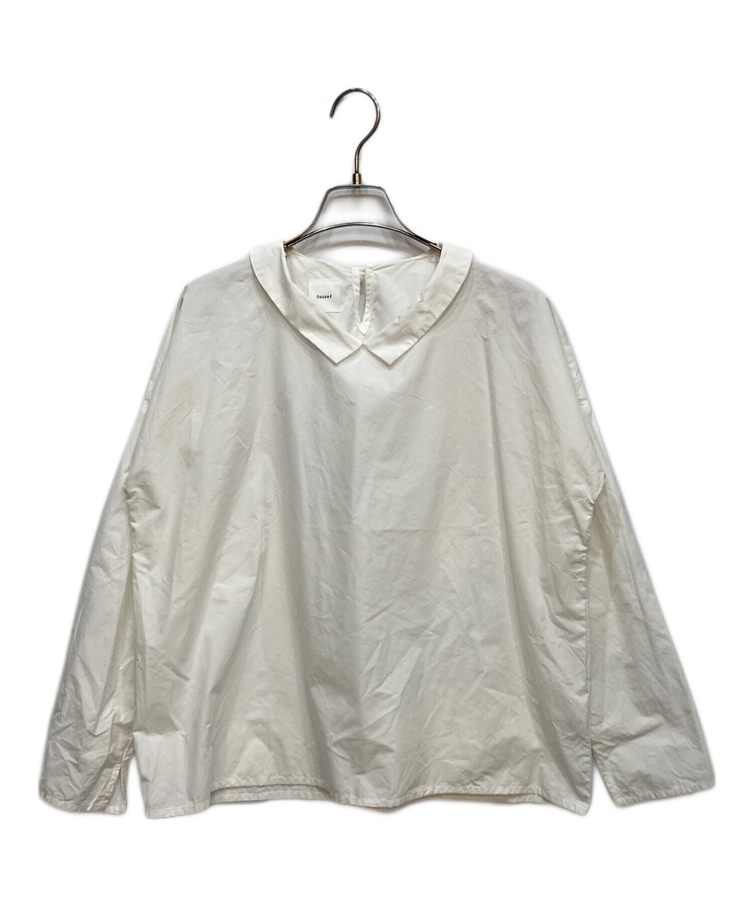 中古・古着通販】Gauze# (ガーゼ) ブラウス ホワイト サイズ:FREE 