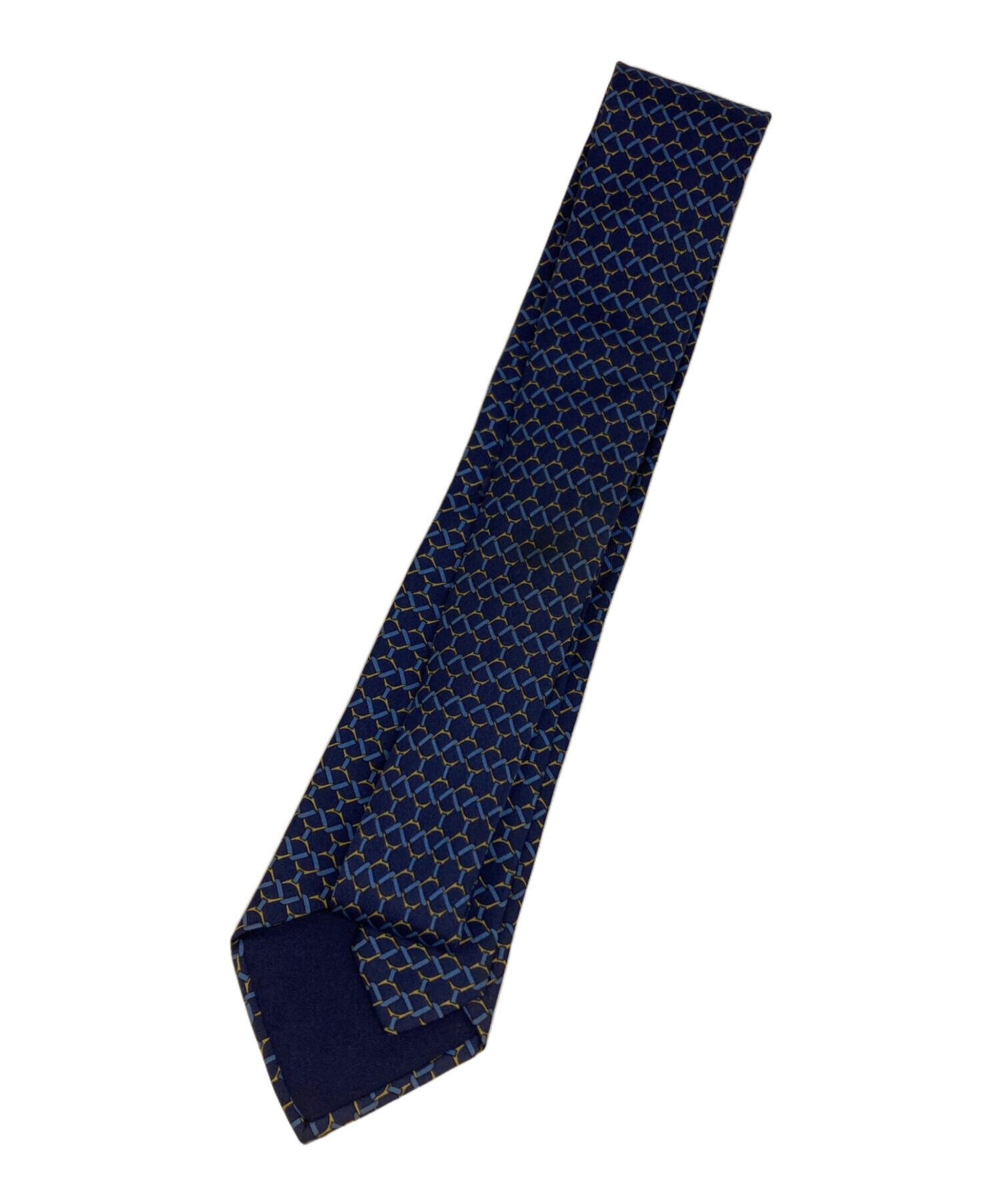 HERMES エルメス ネクタイ ニットタイ ネイビー ブルー 中古・古着通販】HERMES (エルメス) ネクタイ ネイビー サイズ:不明